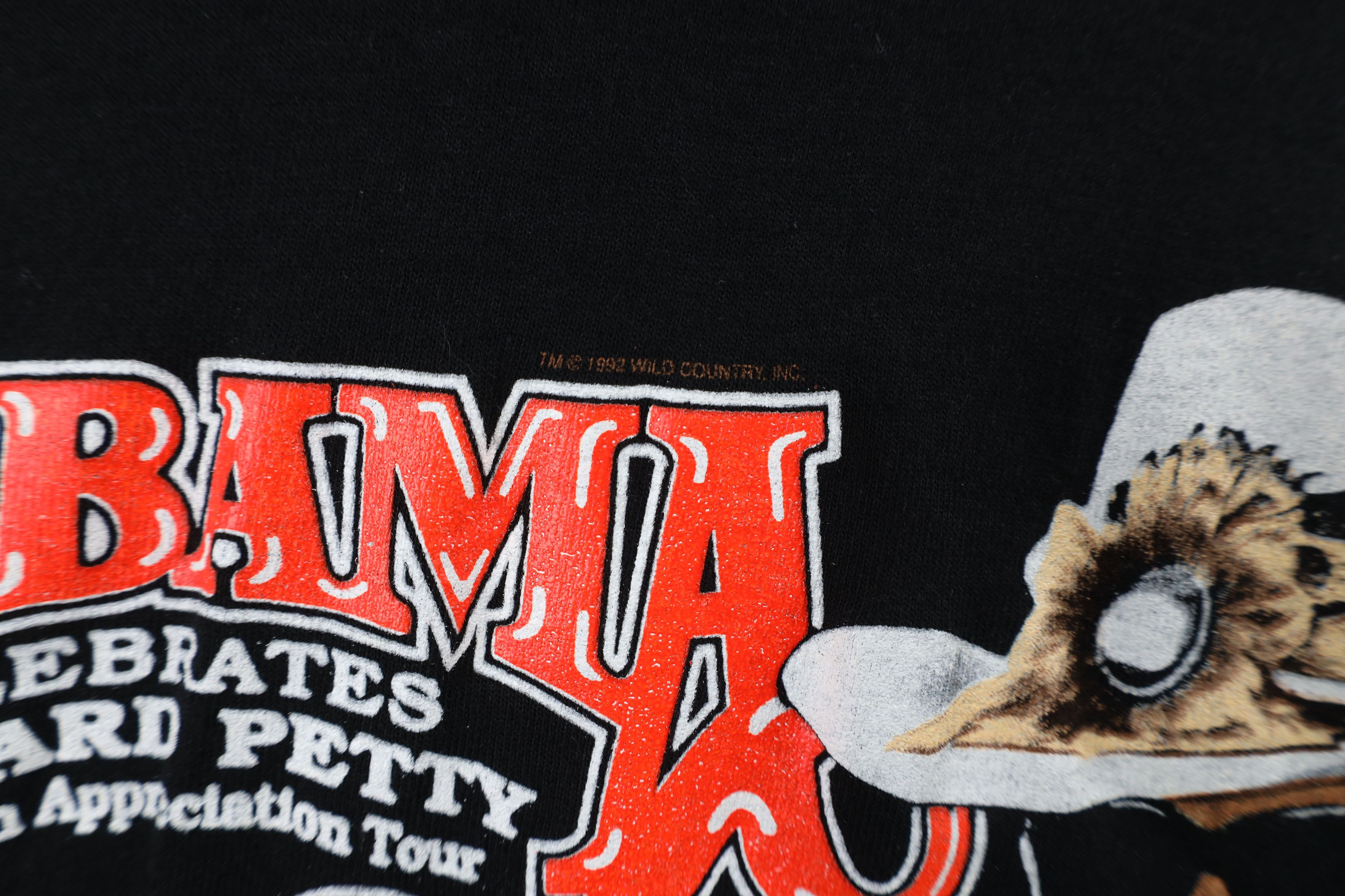 Vintage Vintage 90s NASCAR Racing Alabama Band T-Shirt Black USA Size US XXL / EU 58 / 5 - 6 Thumbnail