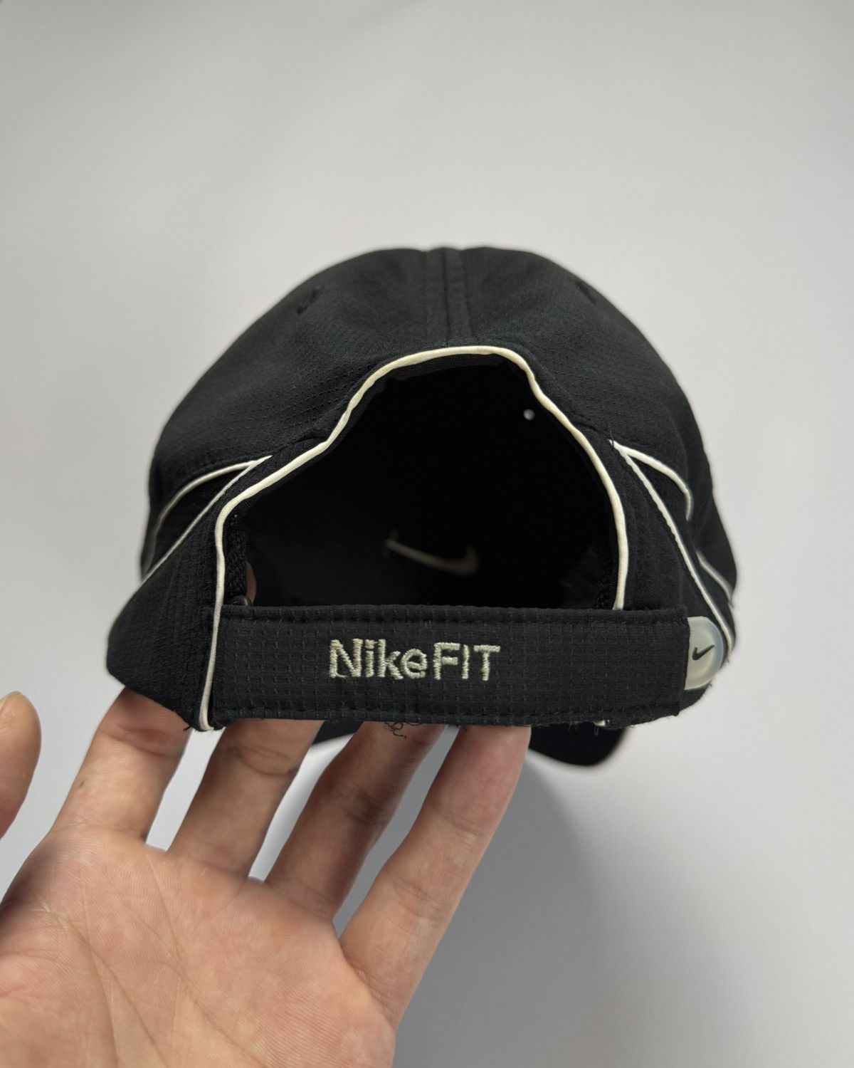 Nike Vintage Nike Swoosh Y2K Cap Hat Size ONE SIZE - 4 Thumbnail