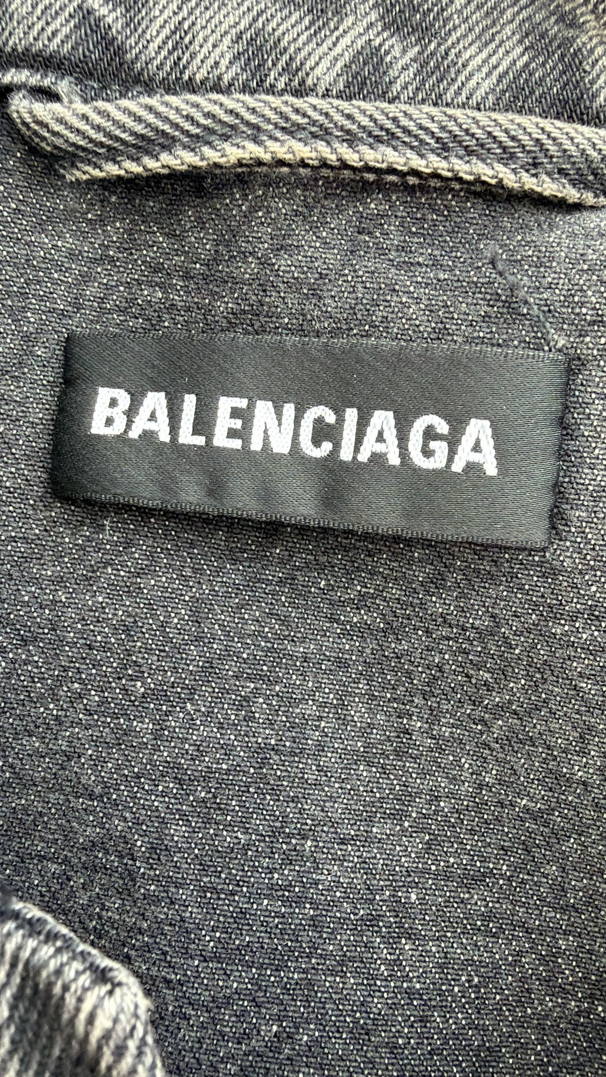 Balenciaga Washed Denim Vest Size US S / EU 44-46 / 1 - 3 Thumbnail