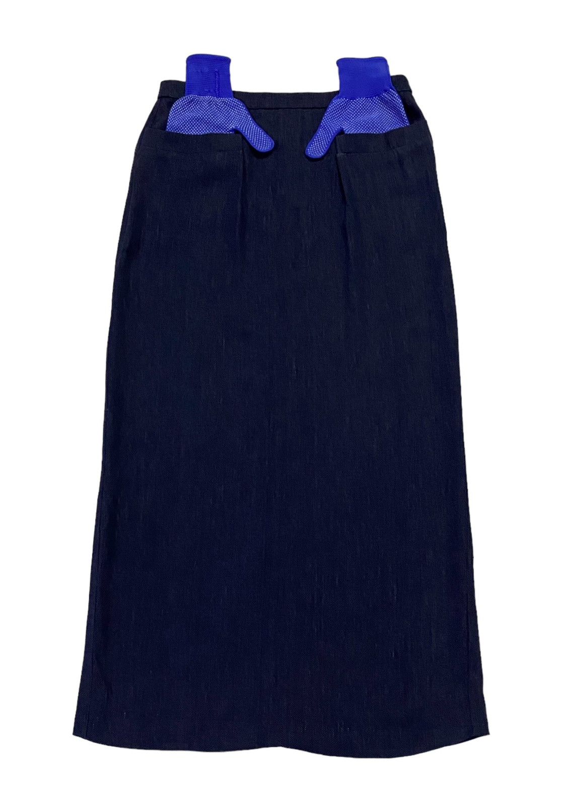 Hermes Vintage Hermes Double Pocket Midi Skirt Size 27" / US 4 / IT 40 - 1 Thumbnail