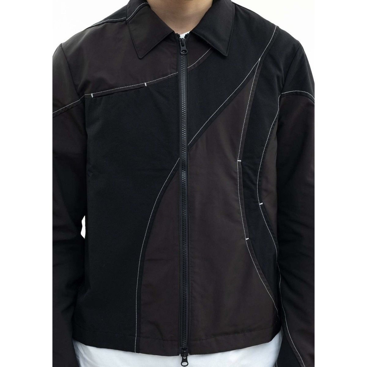 POST ARCHIVE FACTION (PAF) 4.0+ Jacket Center zip drizzler contrast stitch technical Size US M / EU 48-50 / 2 - 12 Thumbnail