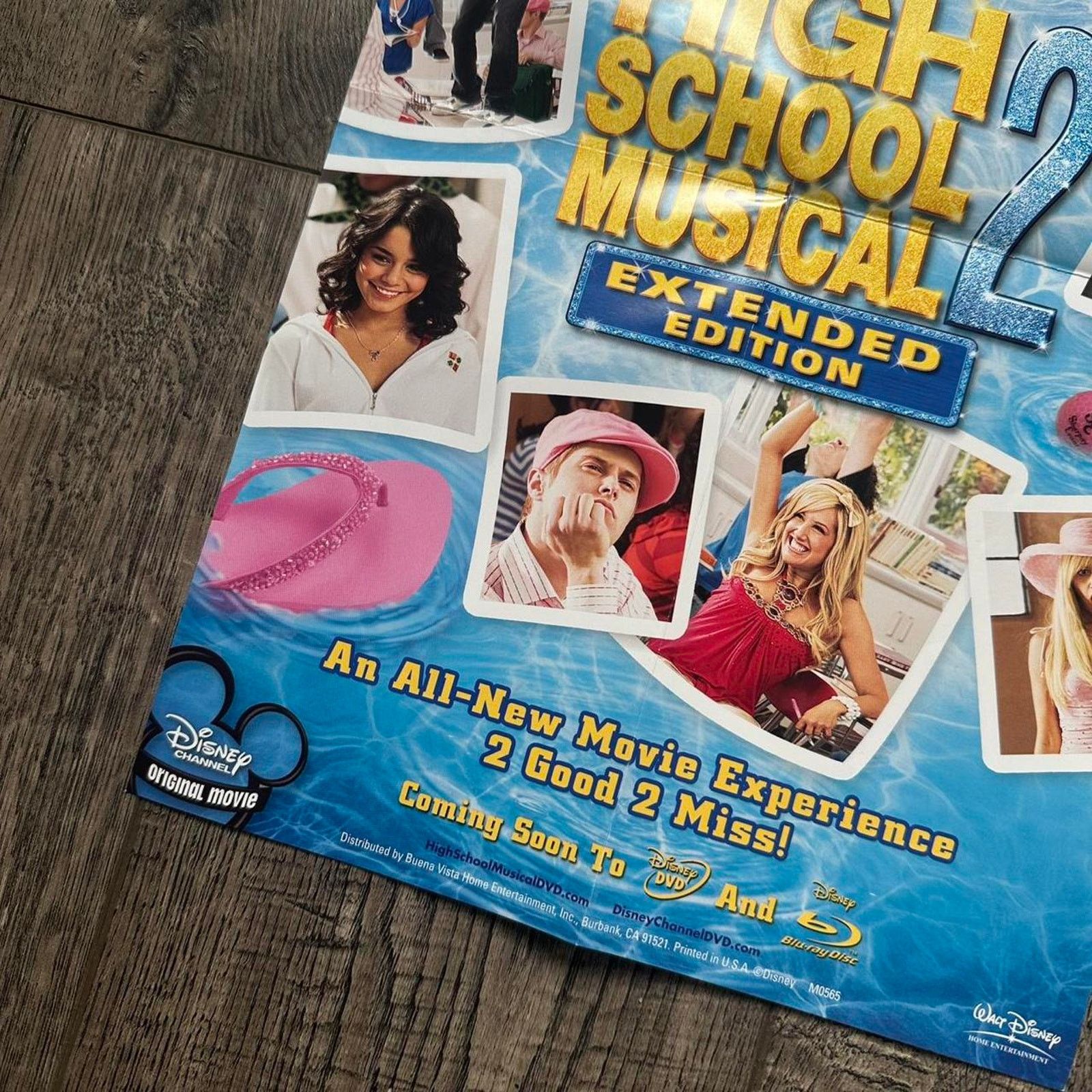 Disney × Vintage Disney Chanel Vintage High School Musical Movie Promo Poster Size ONE SIZE - 3 Thumbnail