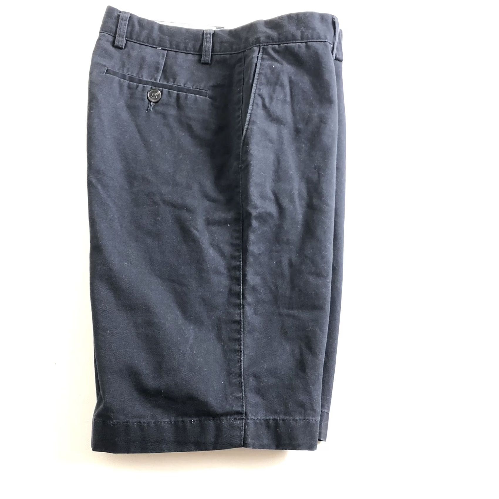 Banana Republic Banana Republic Chino Shorts 31 Navy Blue Cotton Pockets Men's Size US 31 - 3 Thumbnail