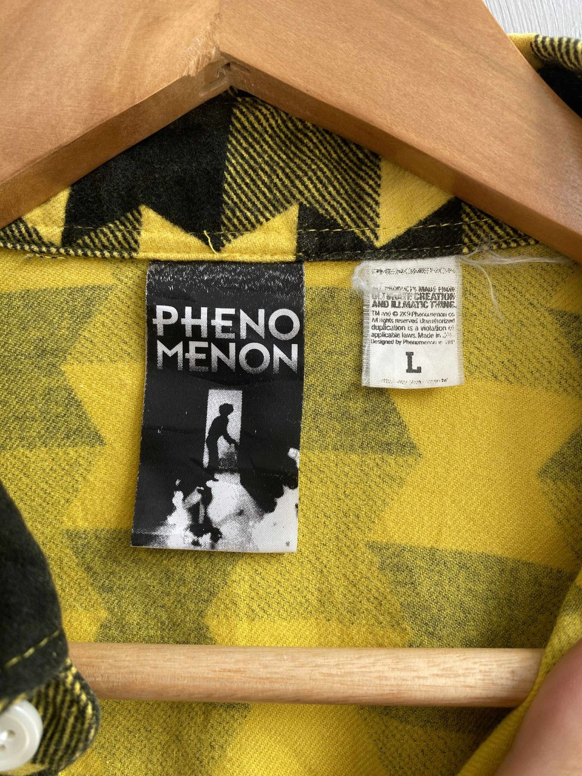 PHENOMENON Phenomenon Yellow-Black Geometric Shirt Size US L / EU 52-54 / 3 - 5 Thumbnail