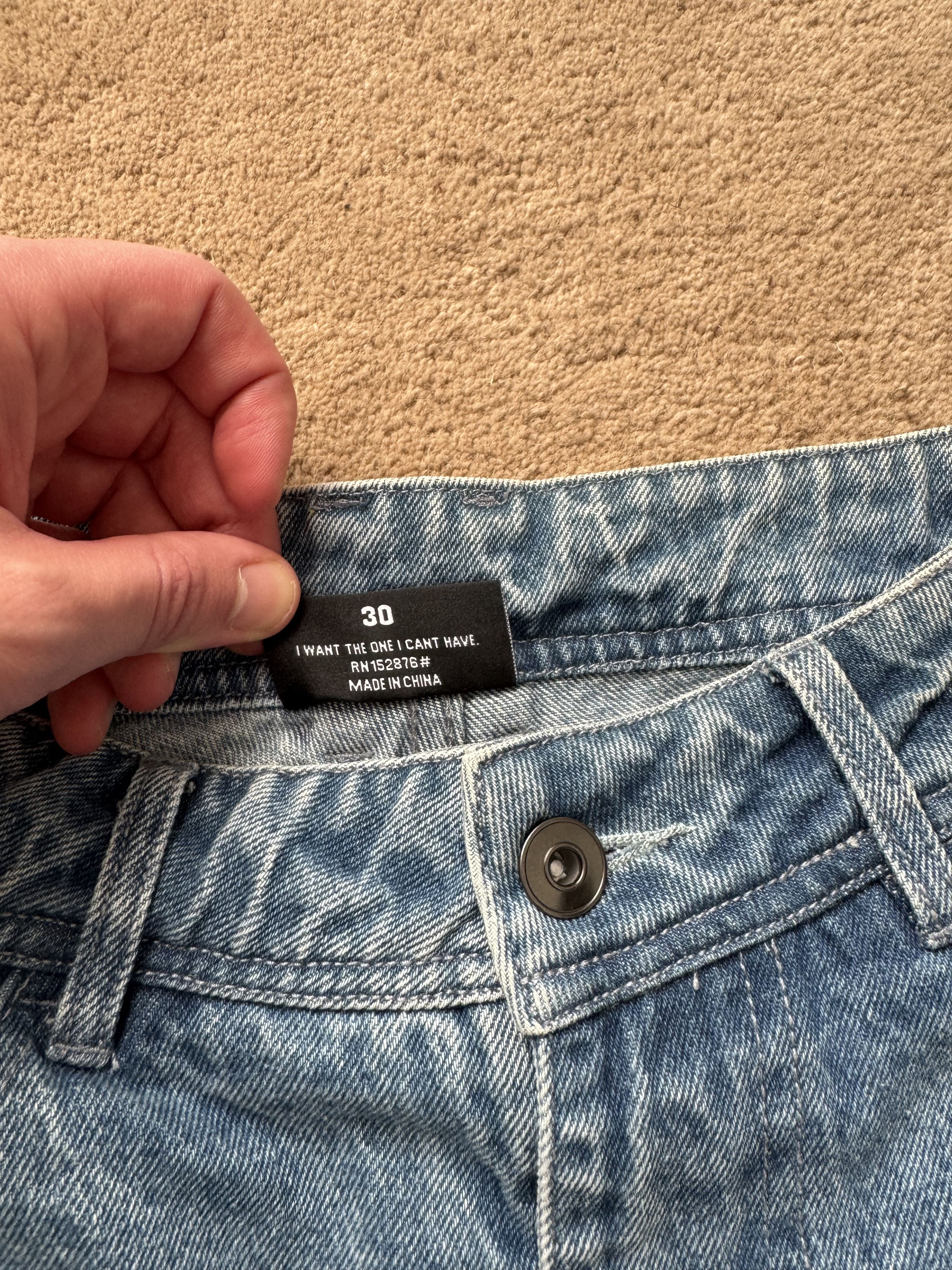 Pleasures Pleasures Relief Denim Pants Indigo Size US 30 / EU 46 - 4 Thumbnail