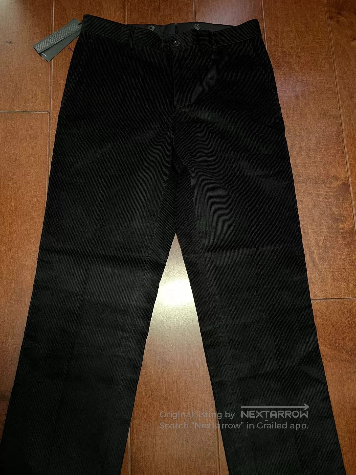 RRL Ralph Lauren POLO Ralph Lauren RRL Black Corduroy Trousers. Size US 33 - 1 Thumbnail