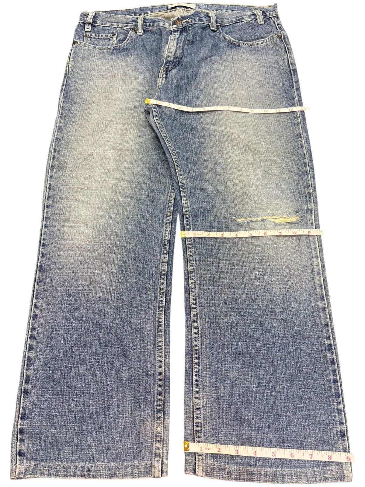 Levi's Vintage 90s Levis Faded Wash Distressed Loose Jeans Size US 38 / EU 54 - 8 Thumbnail