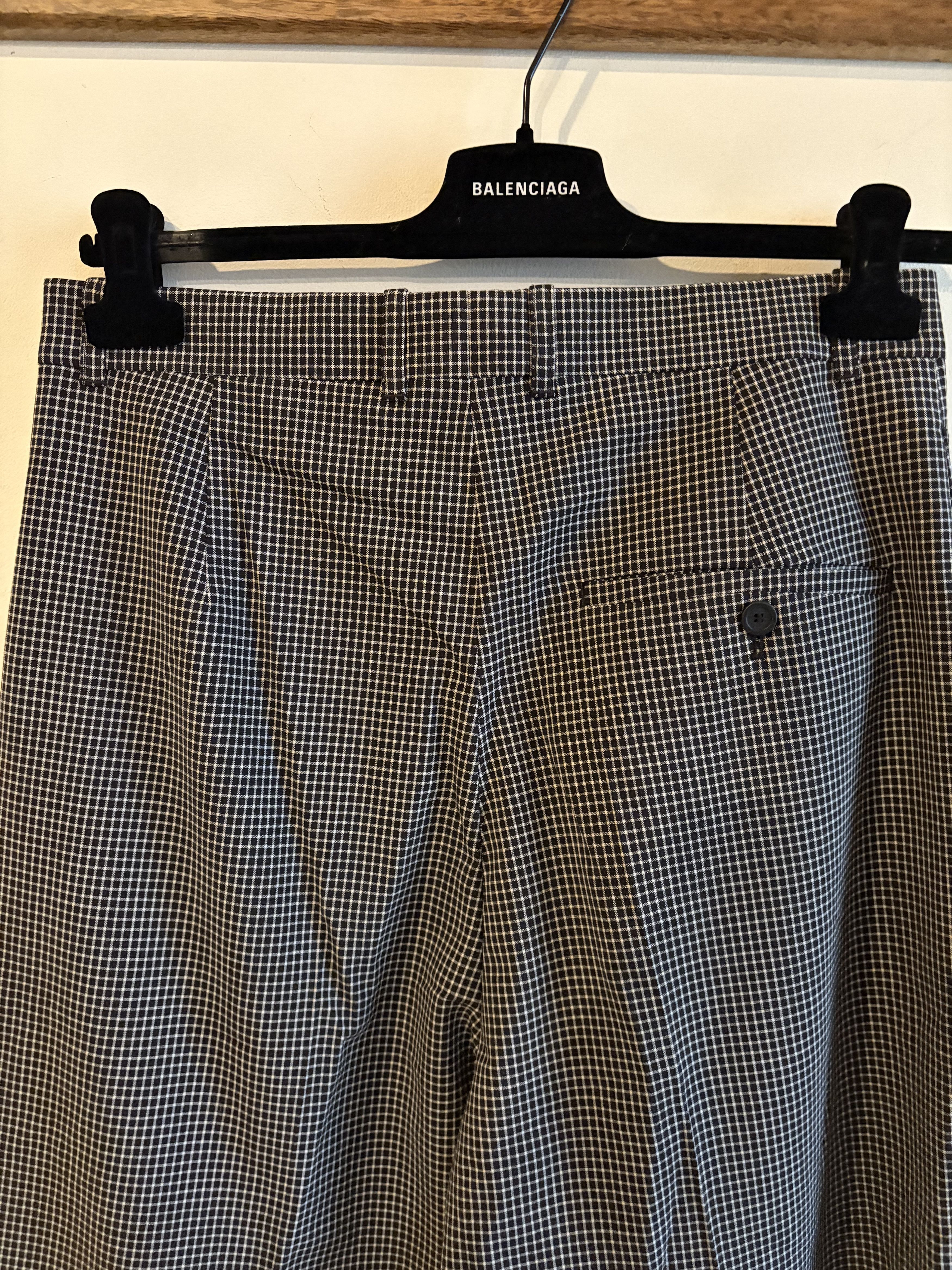 Balenciaga Balenciaga Check Pants Size 44R - 7 Thumbnail