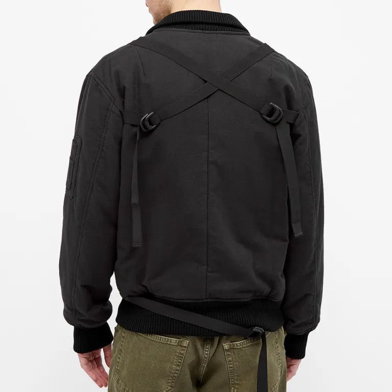 Helmut Lang Bondage Strapped Bomber Jacket Size US M / EU 48-50 / 2 - 12 Thumbnail