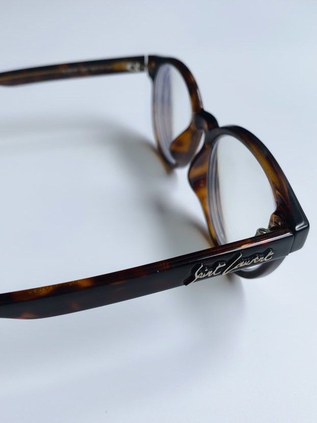 Saint Laurent Paris SAINT LAUREN PARIS EYEGLASSES FRAMES TORTOISE ROUND FULL RIM Size ONE SIZE - 7 Thumbnail
