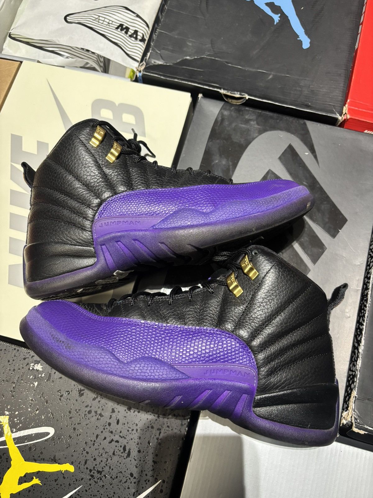 Jordan Brand Jordan 12 field purple no box replacement insoles Size US 9.5 / EU 42-43 - 1 Thumbnail