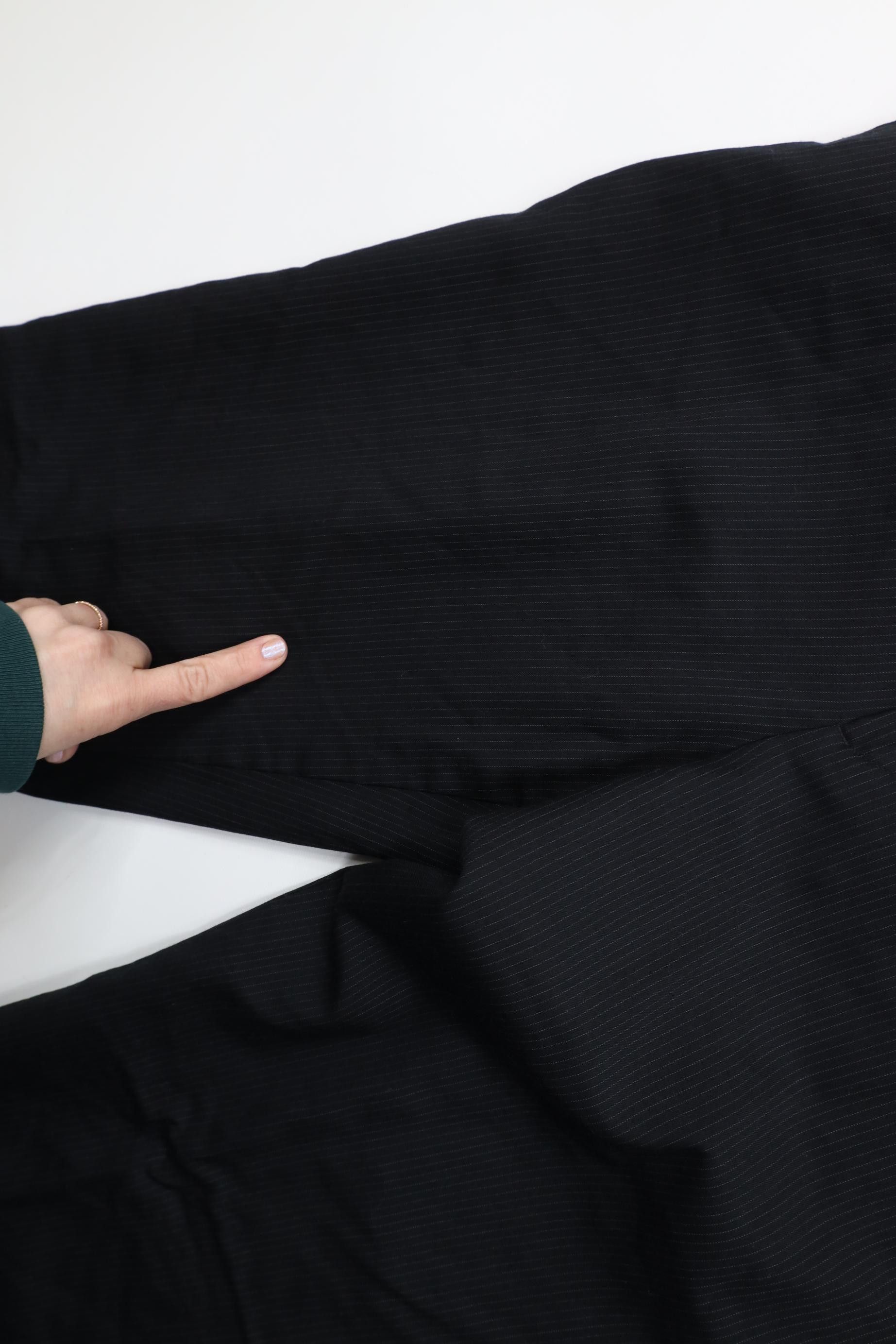 Vintage Vintage 90s Streetwear Pinstriped Wide Leg Chino Pants Size US 34 / EU 50 - 7 Thumbnail