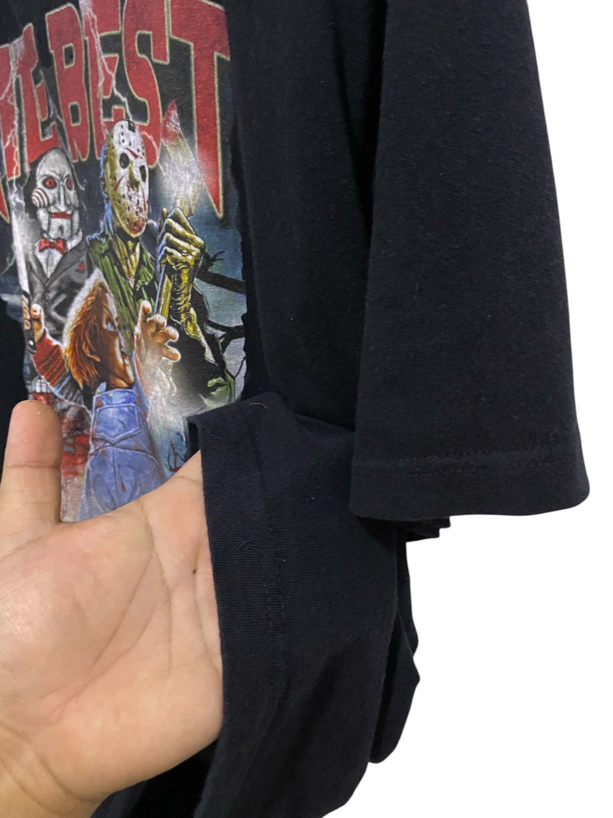 Vintage Vtg 90s !! Horror Movie CHUCKY Tshirt Big Logo Print Size US XL / EU 56 / 4 - 5 Thumbnail