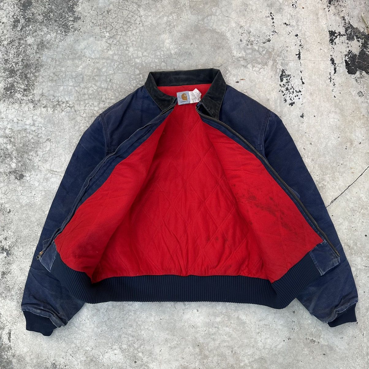 Carhartt Crazy Vintage 90s Faded Carhartt Santa Fe Jacket Size US XXL / EU 58 / 5 - 6 Thumbnail
