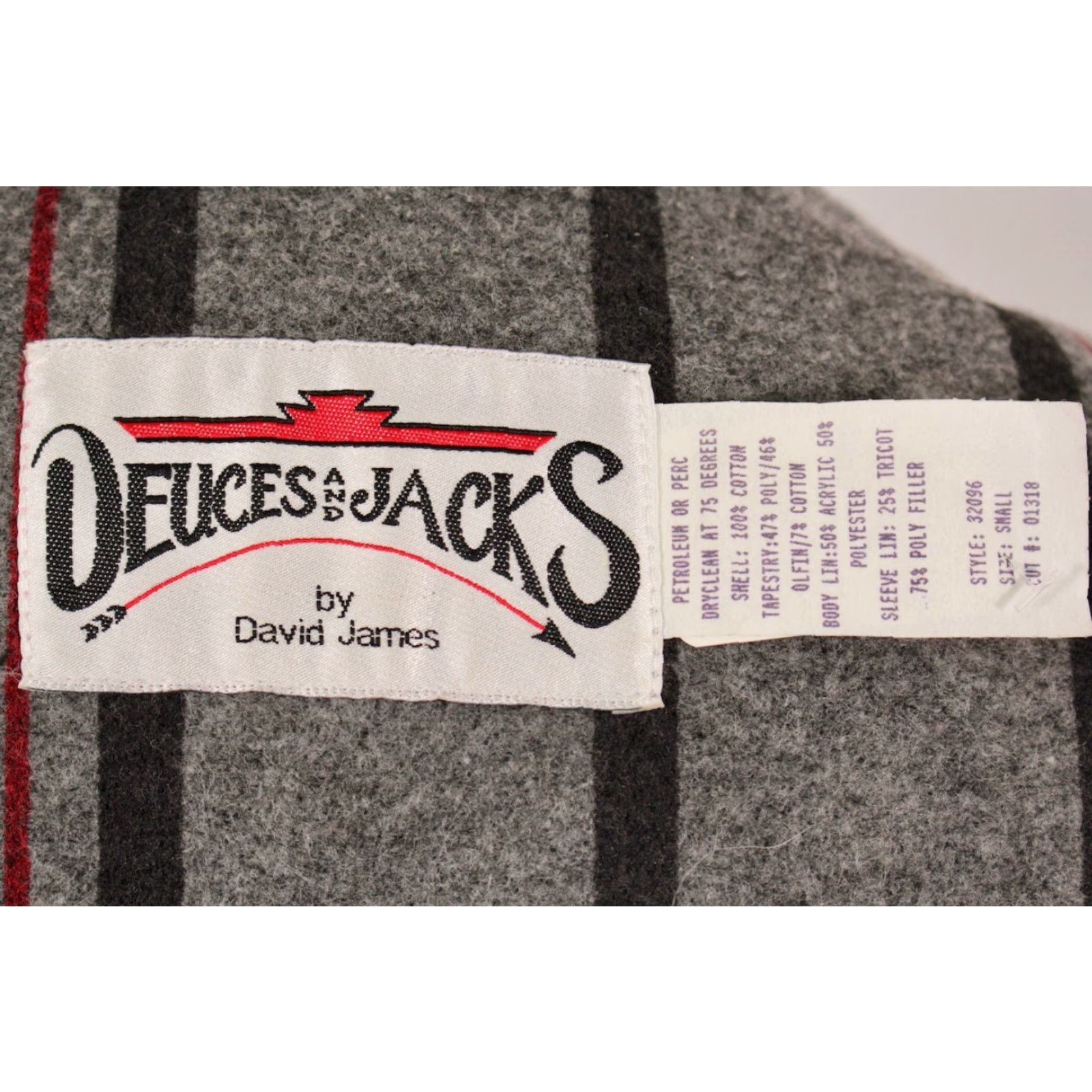 Vintage VTG David James 90s Jacket Mens Canvas Duck Pattern Tapestry Work Sz S/M Brown Vintage Condition Size US S / EU 44-46 / 1 - 4 Thumbnail