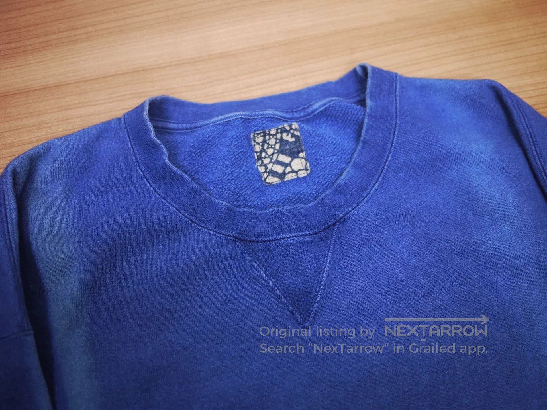 Visvim Blue Long Sleeve Sweatshirt Size L. Size US L / EU 52-54 / 3 - 4 Thumbnail