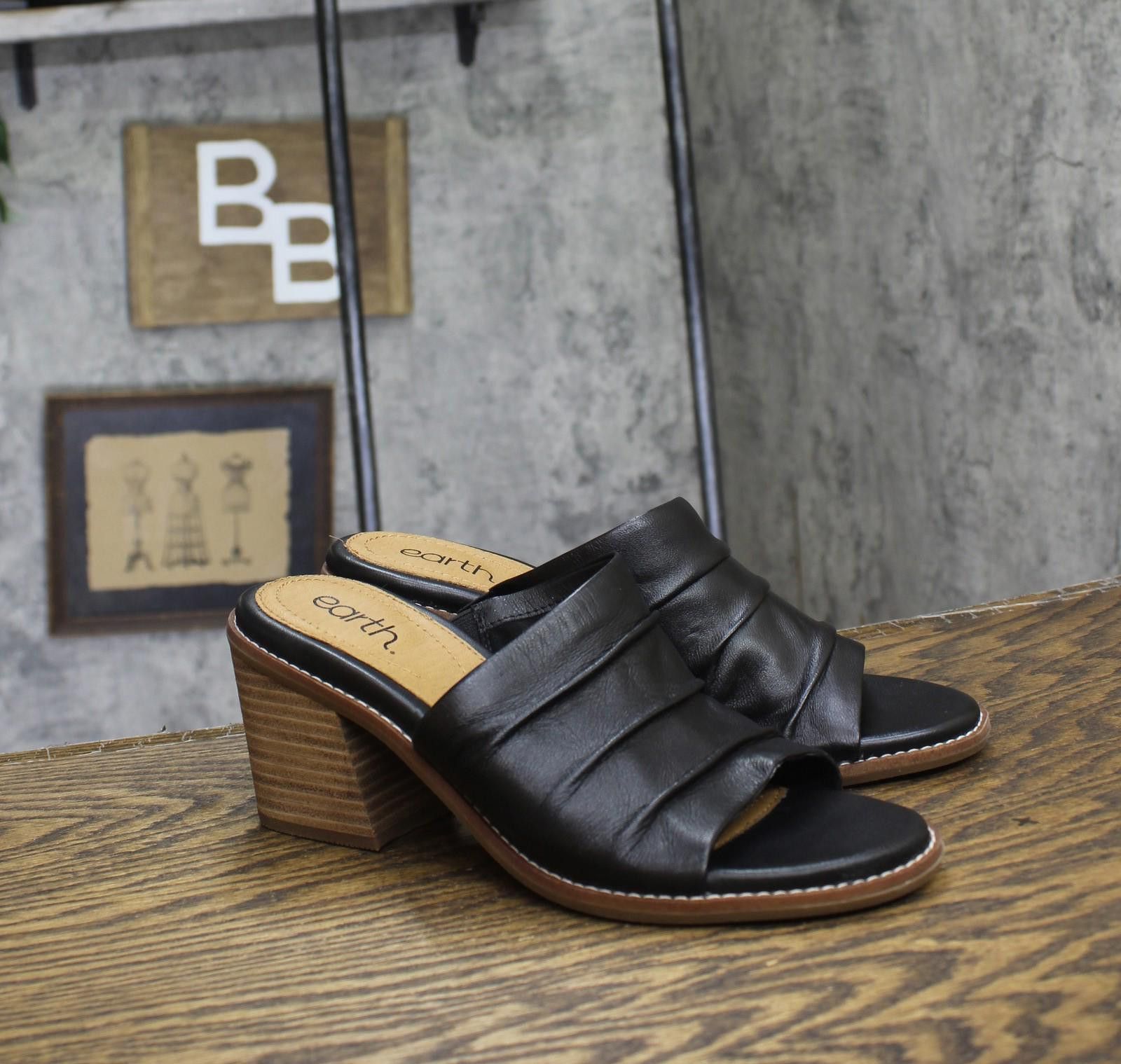 Earth Ragz Earth Womens Adara Heeled Sandal Etadara Black 8.5m Size US 8.5 / IT 38.5 - 1 Thumbnail