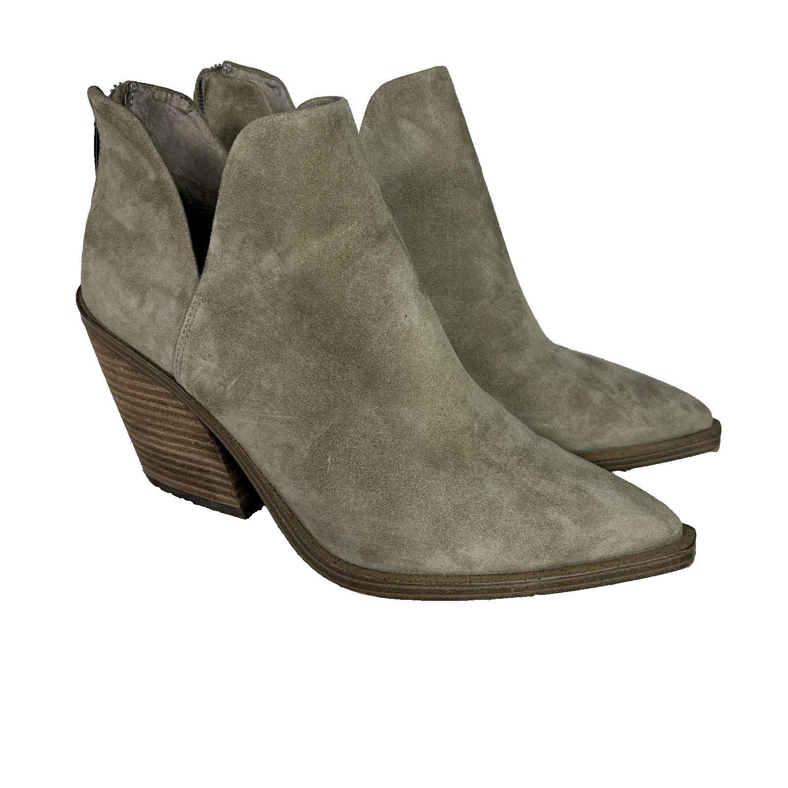 Vince Camuto Vince Camuto Women’s Gigietta Suede Leather Heeled Ankle Boo Size US 8.5 / IT 38.5 - 1 Thumbnail
