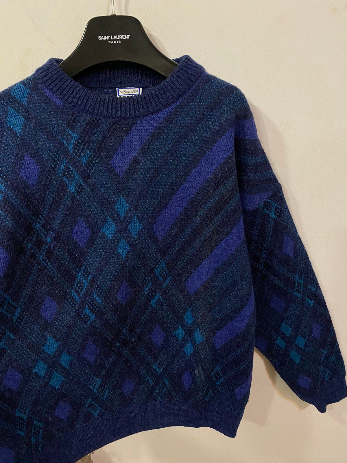 Vintage Wool 90's YSL Sweater Soft YSL Wool Sweater Knit Size US L / EU 52-54 / 3 - 6 Thumbnail