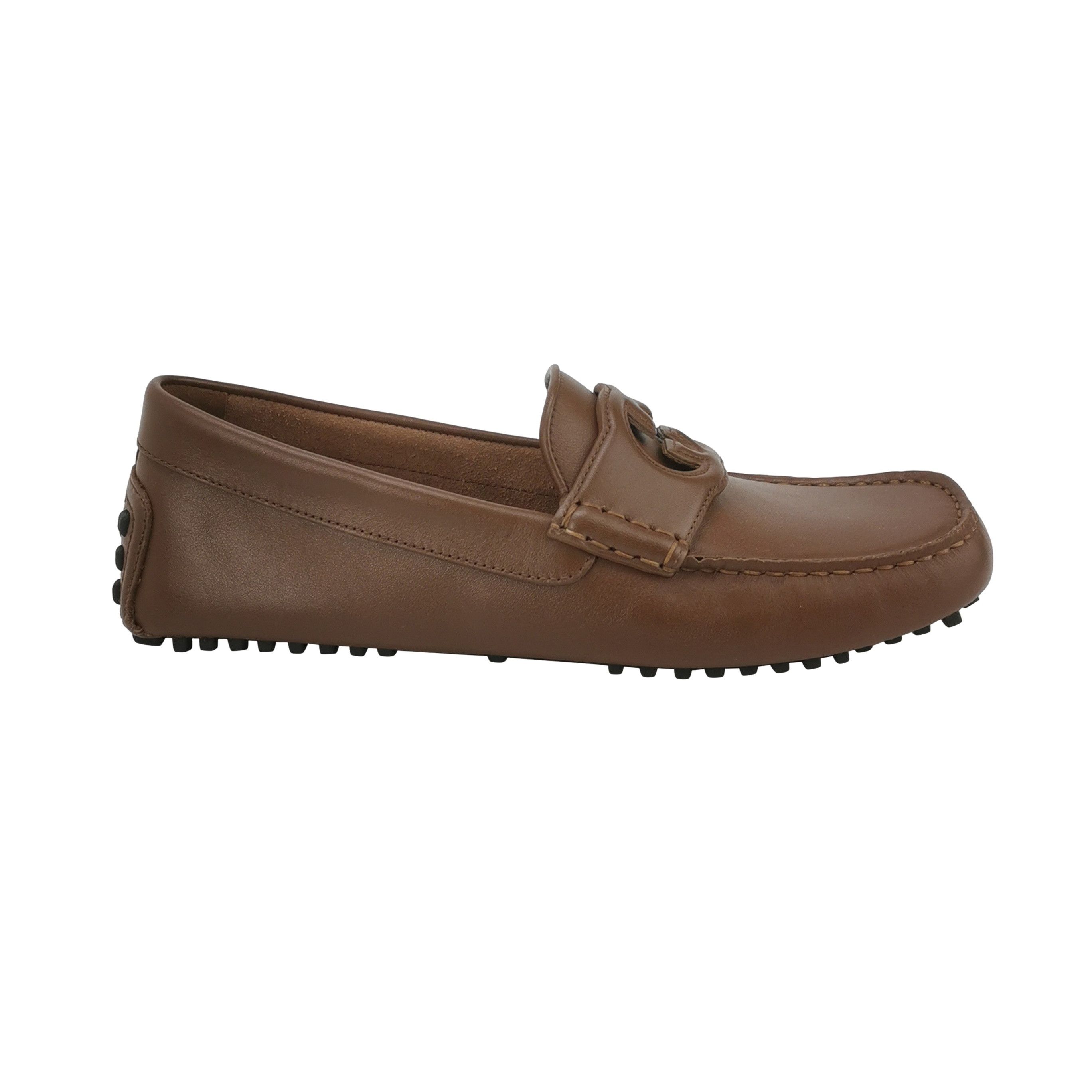 Gucci Gucci Interlocking G Leather Driving Shoes 39.5 Size US 6 / EU 39 - 1 Thumbnail