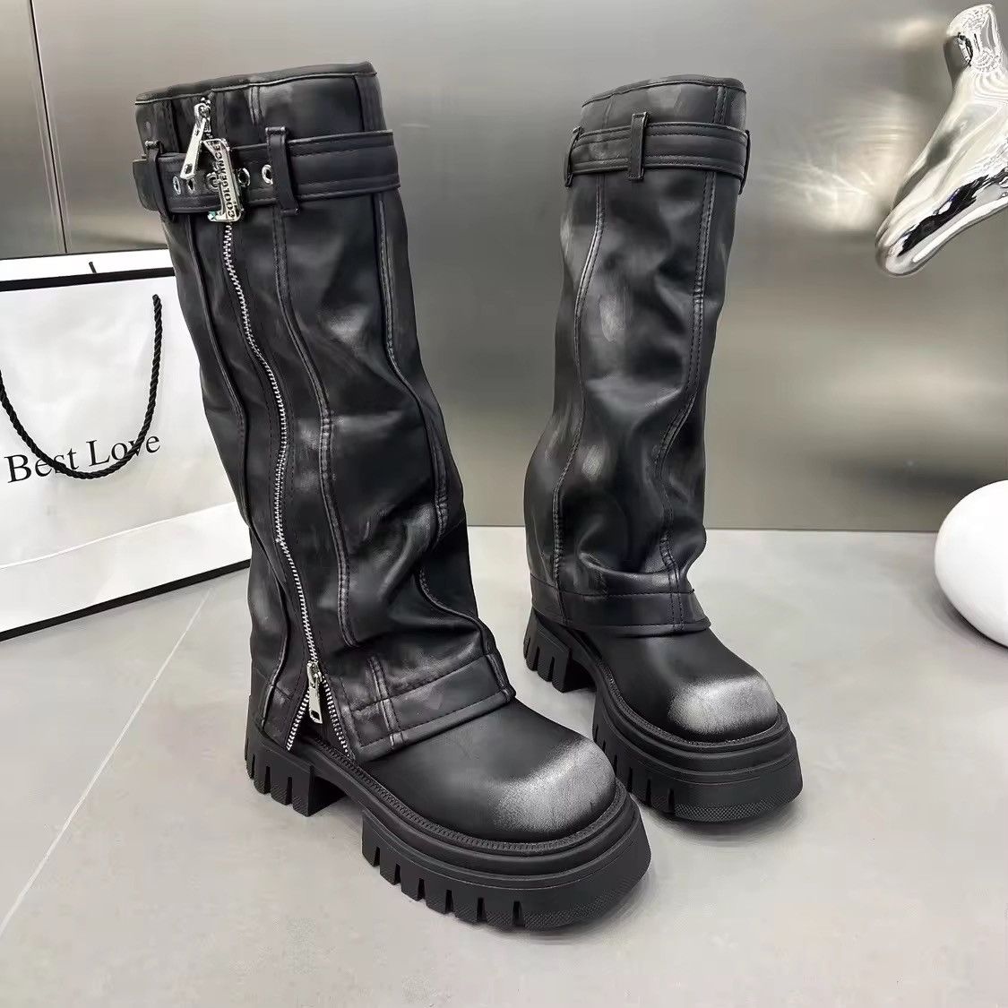 Other Streetwear Retro Vintage Punk Casual Boots Size US 8.5 / IT 38.5 - 4 Thumbnail