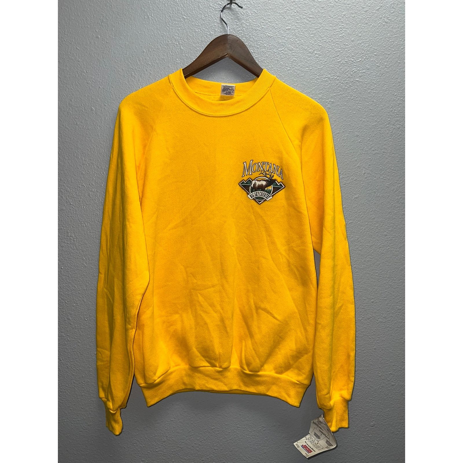 Vintage Vintage Elk Sweatshirt Montana Deer Nature NWT 90s VTG Large Size US L / EU 52-54 / 3 - 2 Thumbnail