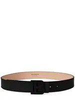Balmain o1g2r1mq1024 Size: 95 Logo Belts in Black Size 36 - 4 Thumbnail