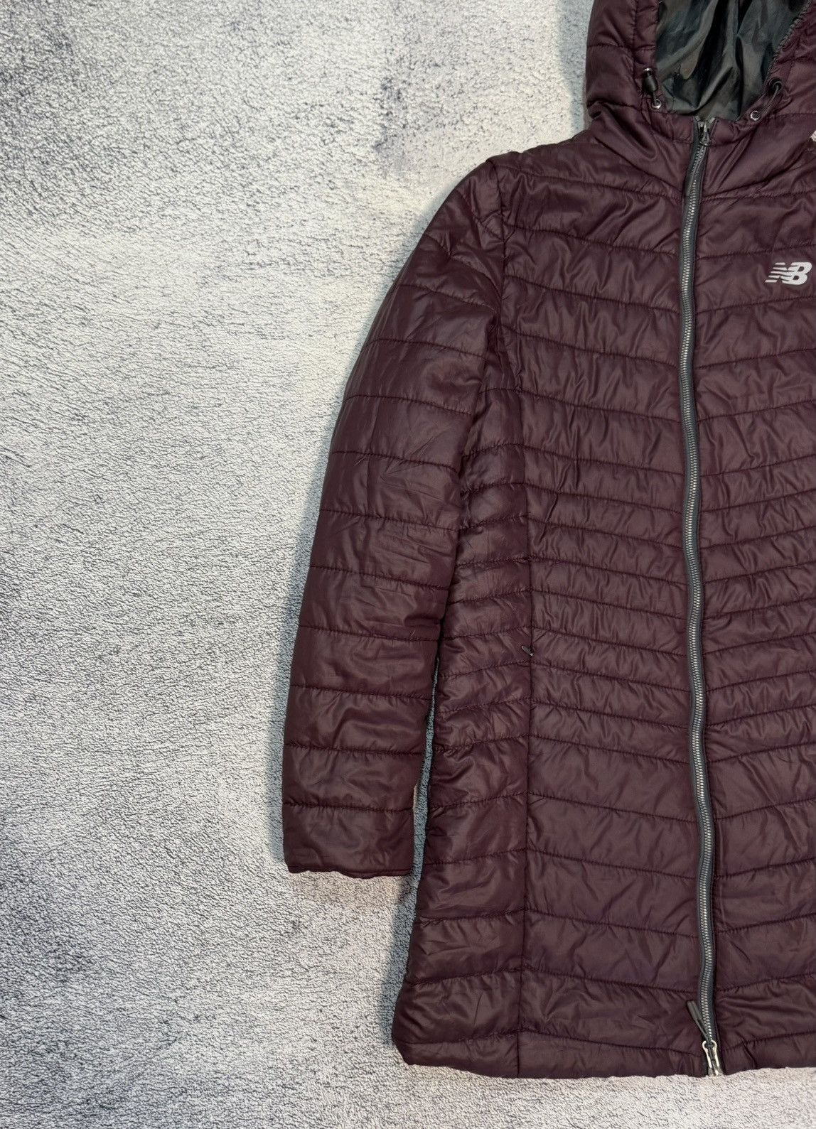 New Balance New Balance Long Puffer Jacket M Hooded Warm Coat Insulated Size M / US 6-8 / IT 42-44 - 5 Thumbnail
