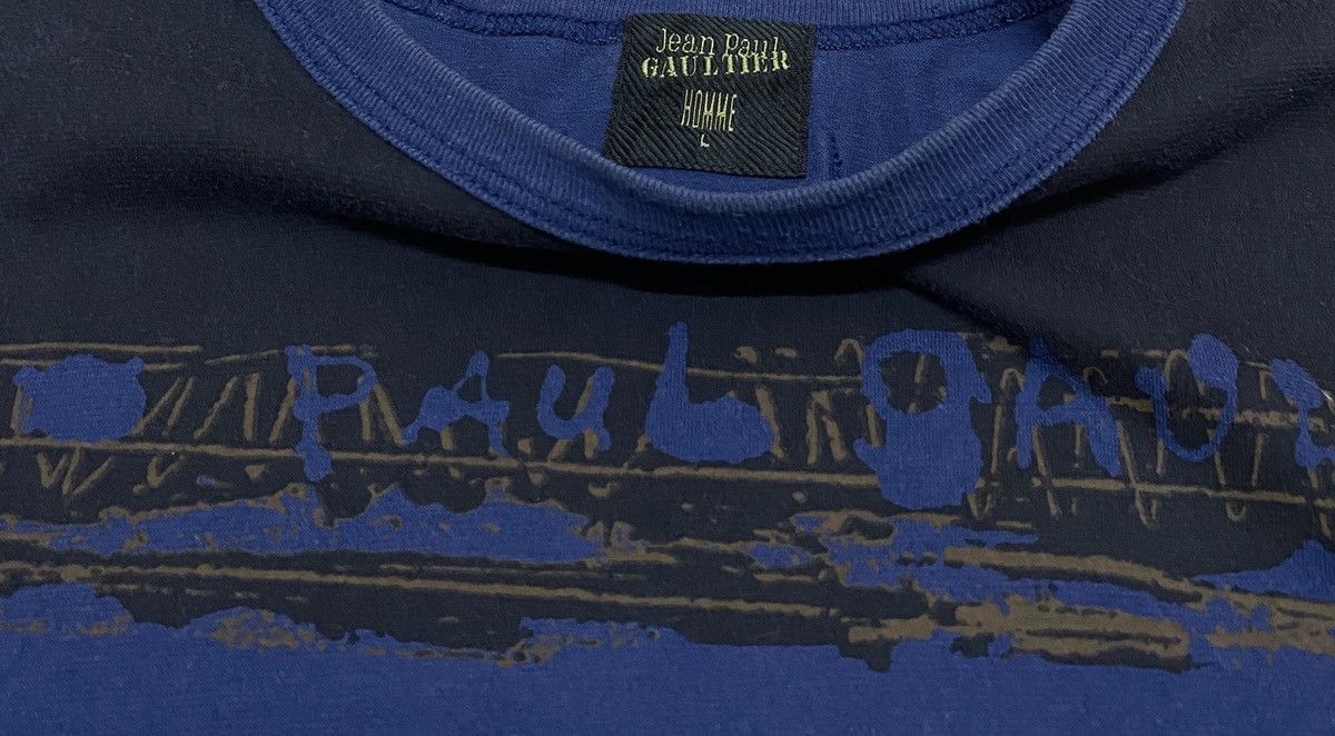 Jean Paul Gaultier Rare Design Vintage Brand Jean Paul Gaultier T-shirt 1990s Size US L / EU 52-54 / 3 - 5 Thumbnail