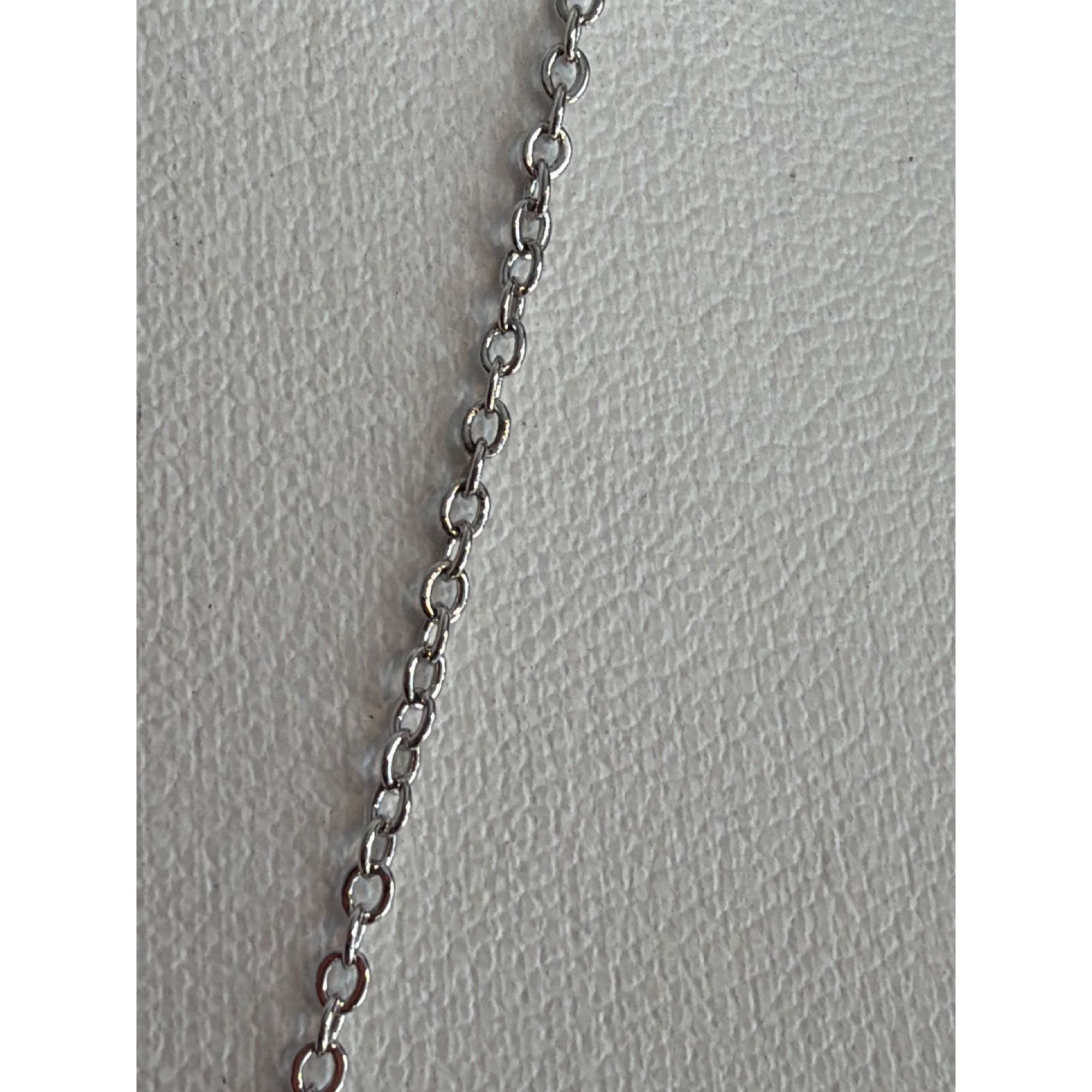 Other Silver Tone Elephant Pendant Necklace Rhinestone Open Work T Size ONE SIZE - 3 Thumbnail