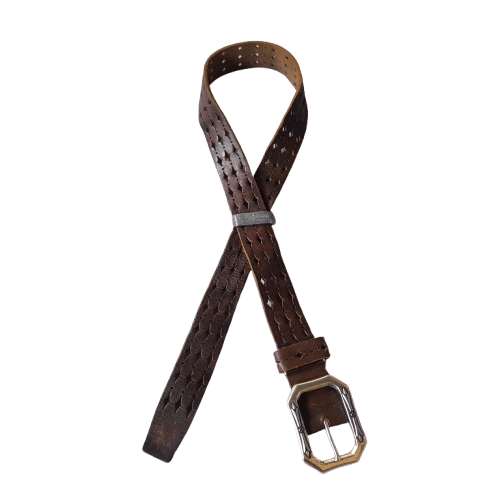14th Addiction 💥 Vintage japanese craft garrison leather belt Size ONE SIZE - 2 Thumbnail