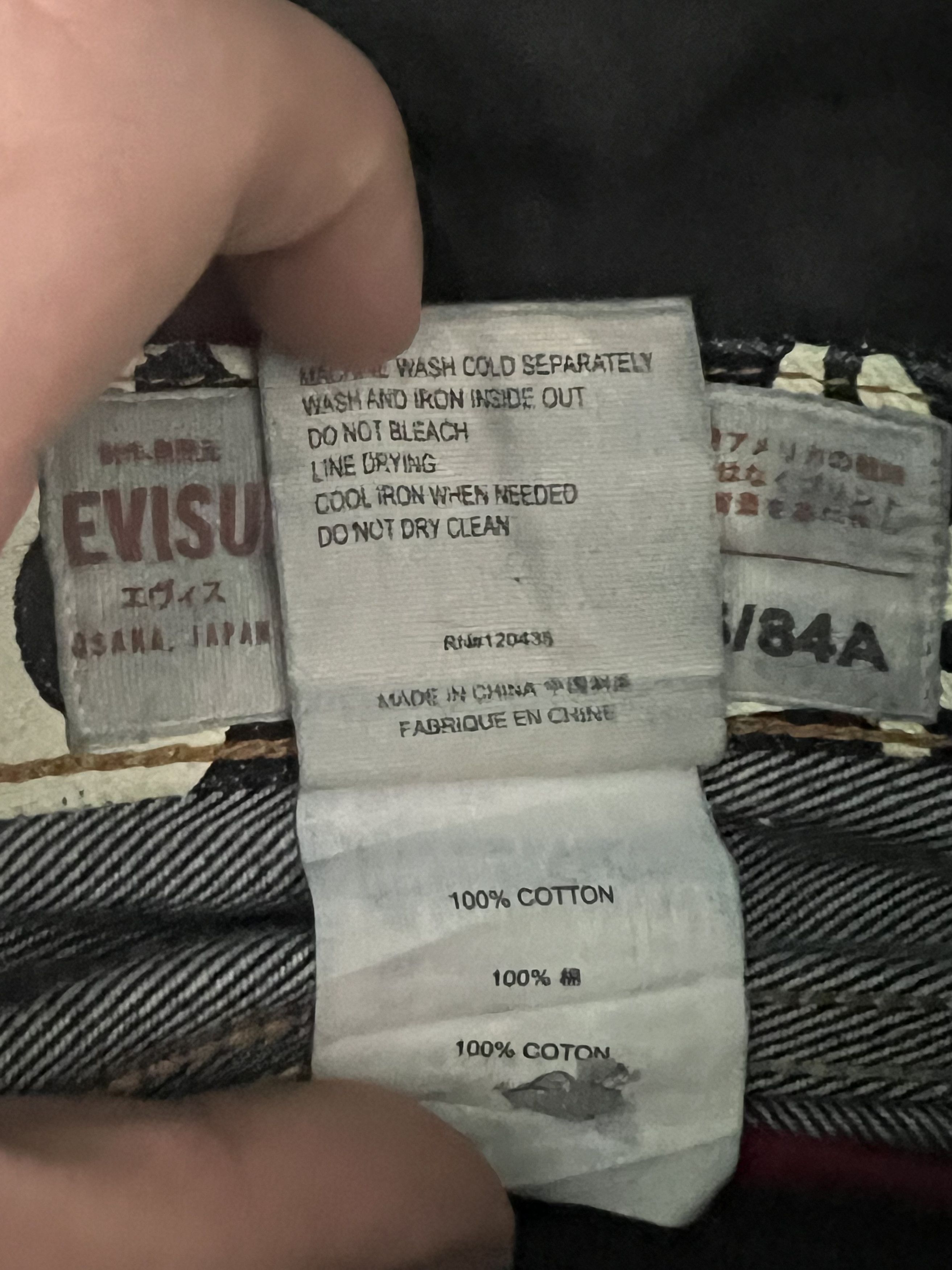 Evisu Reconstructed Daicock Selvedge Jeans Size US 36 / EU 52 - 10 Thumbnail
