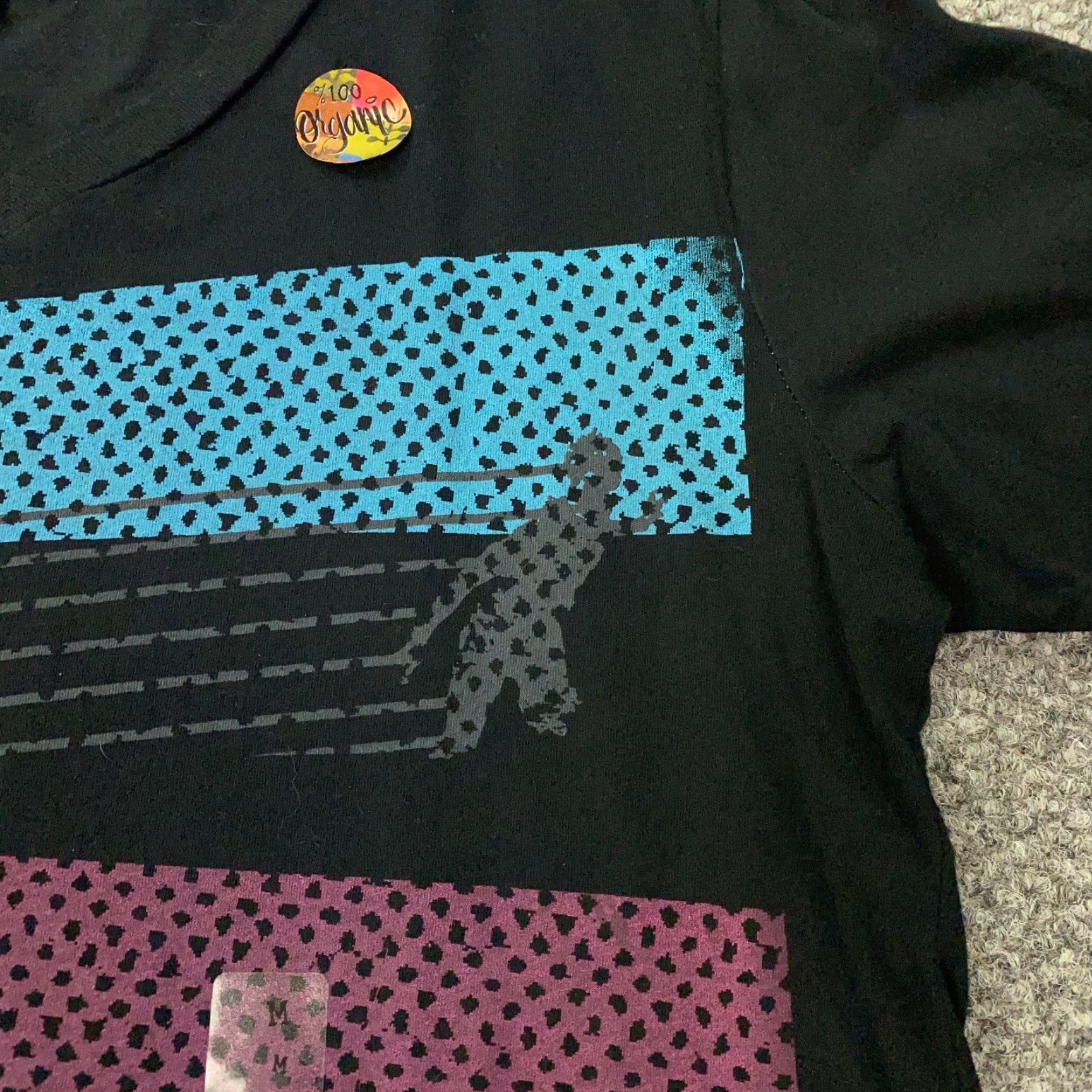 Quiksilver Quiksilver Shirt Mens Medium Black V-Neck Beach Surf T-Shirt 90s Style Mens Size US M / EU 48-50 / 2 - 2 Thumbnail