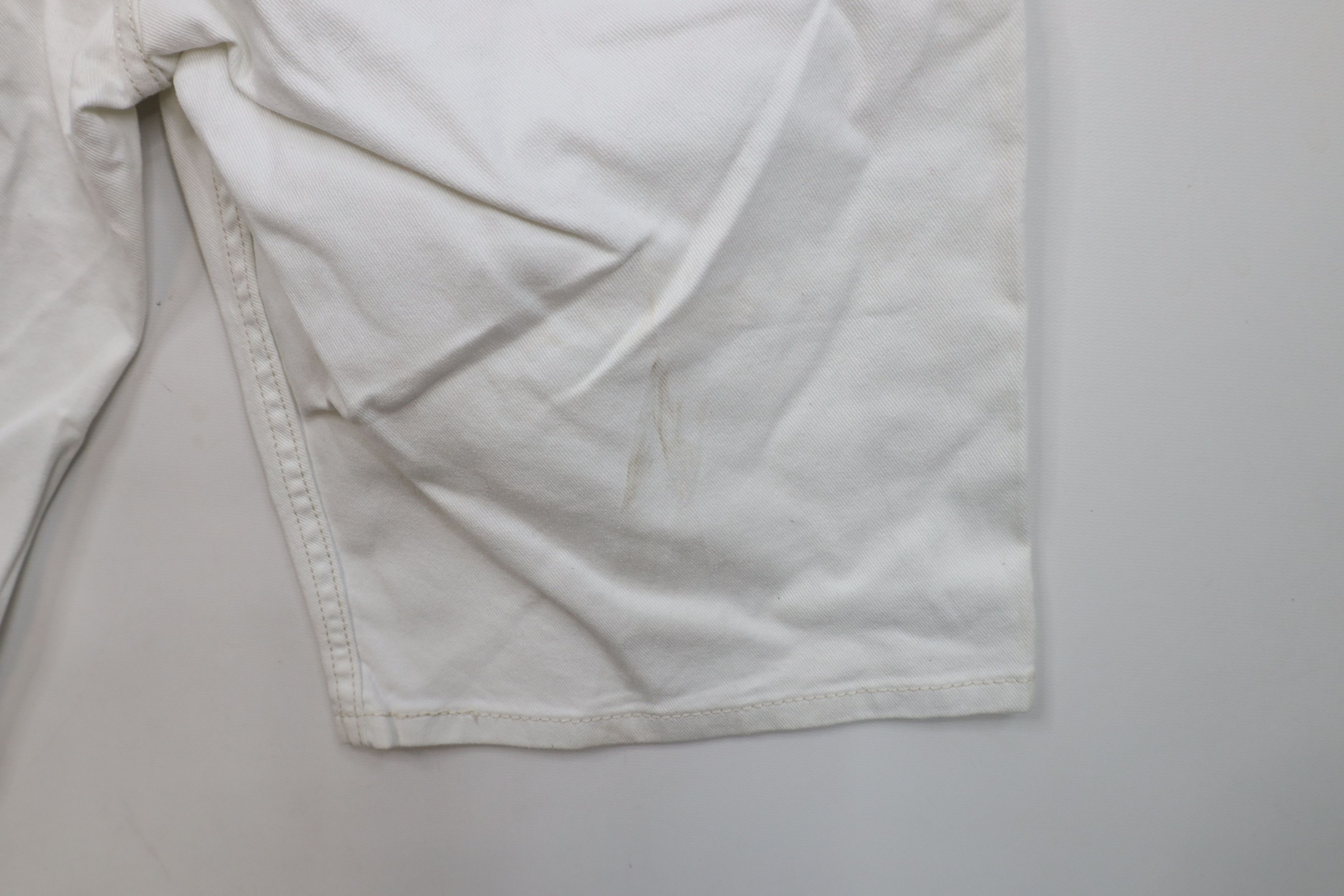 Levi's × Vintage Vintage Y2K Levis 569 Fit Denim Jean Shorts Jorts White Size US 30 / EU 46 - 14 Thumbnail