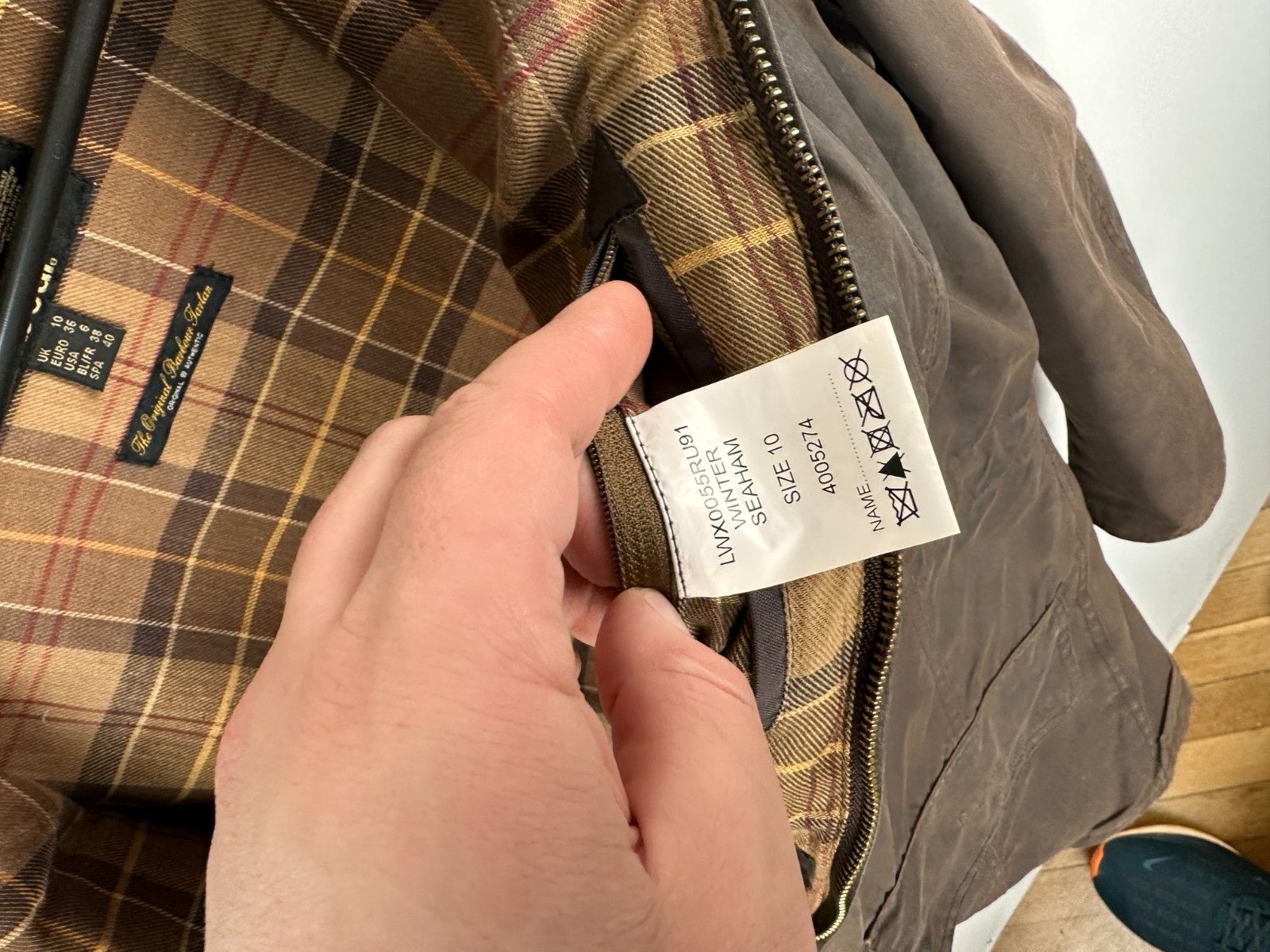 Barbour Barbour Winter Seaham Oiled Jacket Hoodie Woman Size US6 Size M / US 6-8 / IT 42-44 - 7 Thumbnail