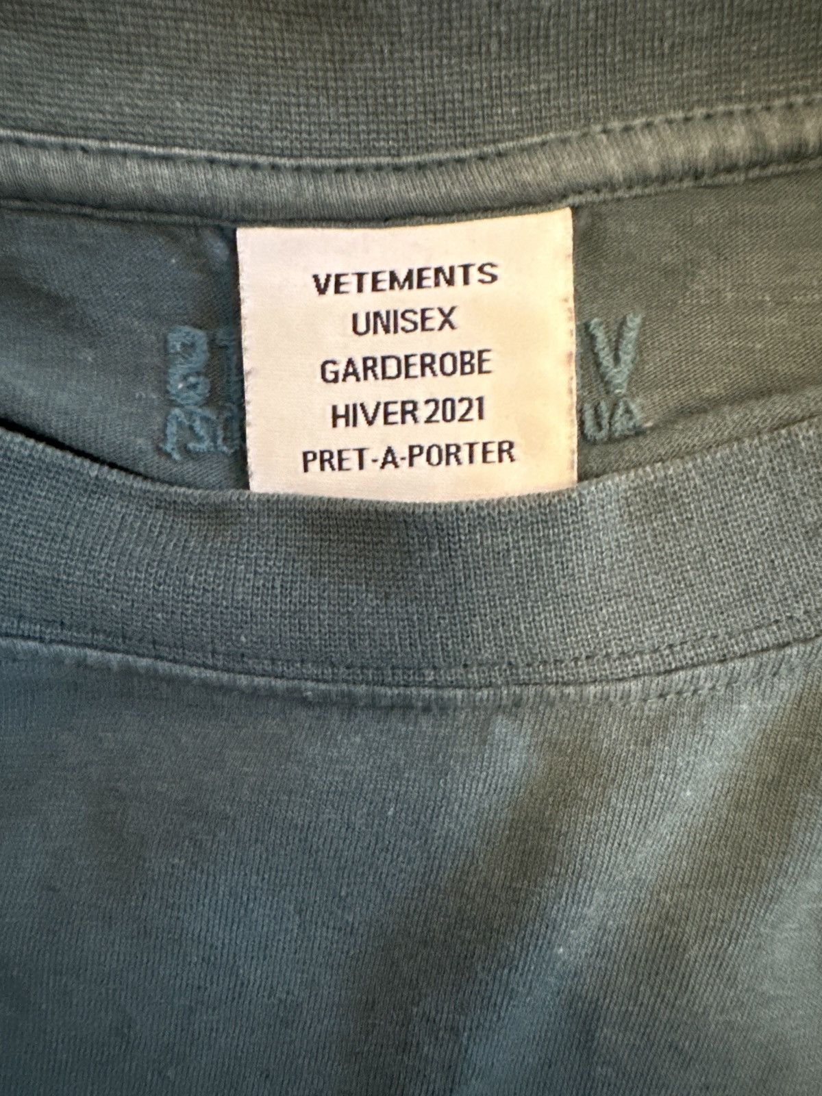 Vetements Polizei T-Shirt Size US M / EU 48-50 / 2 - 4 Thumbnail
