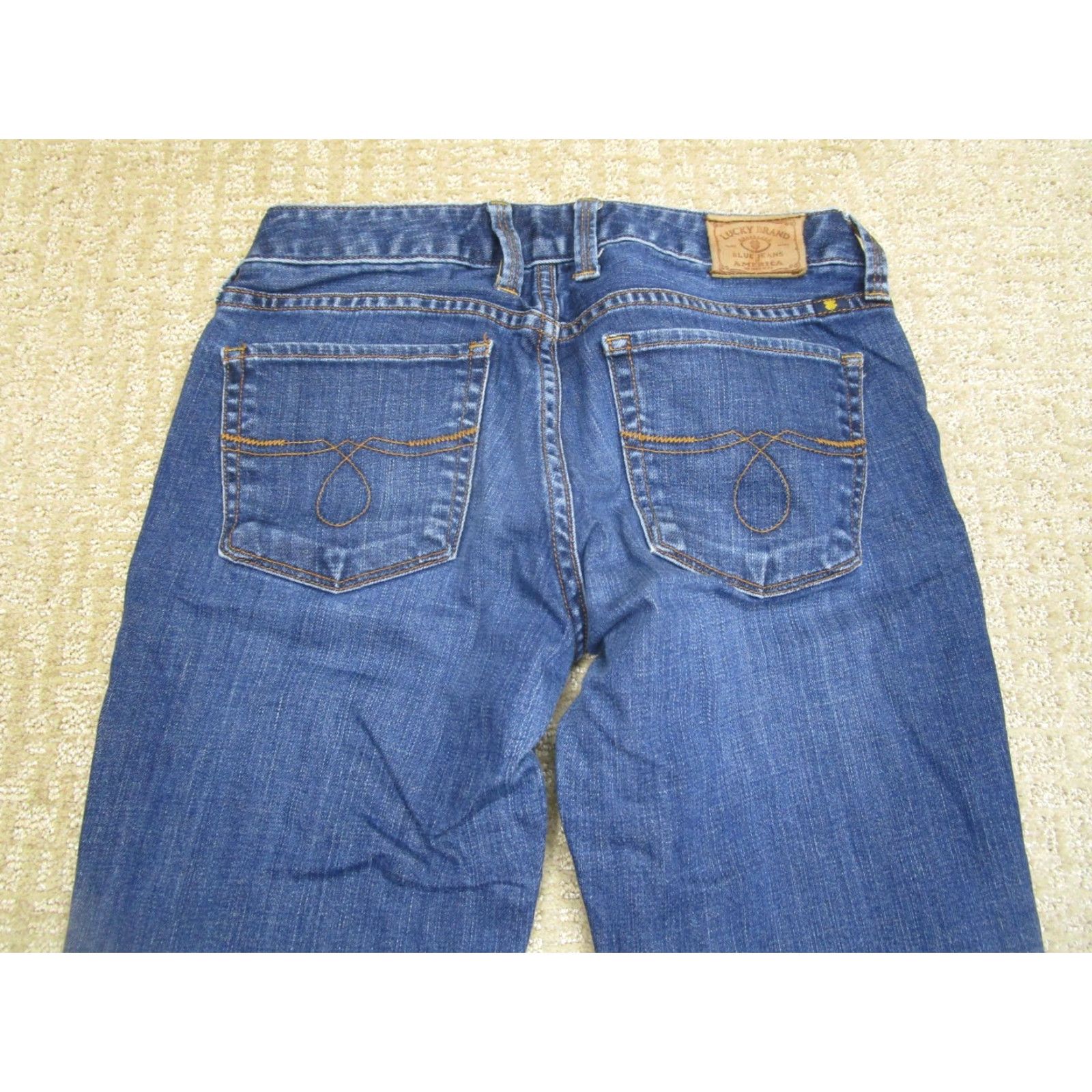 Lucky Brand Lucky Brand Jeans Women 26 Blue Lola Skinny Low Rise Denim Dark Wash Pants Slim Trousers Womens Jeans 5-Pocket Stretch Size 26" / US 2 / IT 38 - 4 Thumbnail