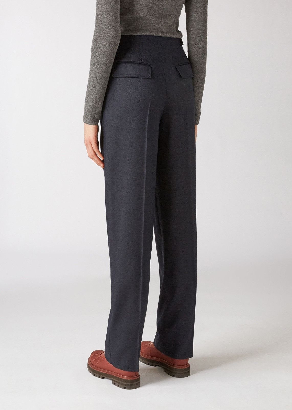 o1loc1c0124 Casual Pant in Blue