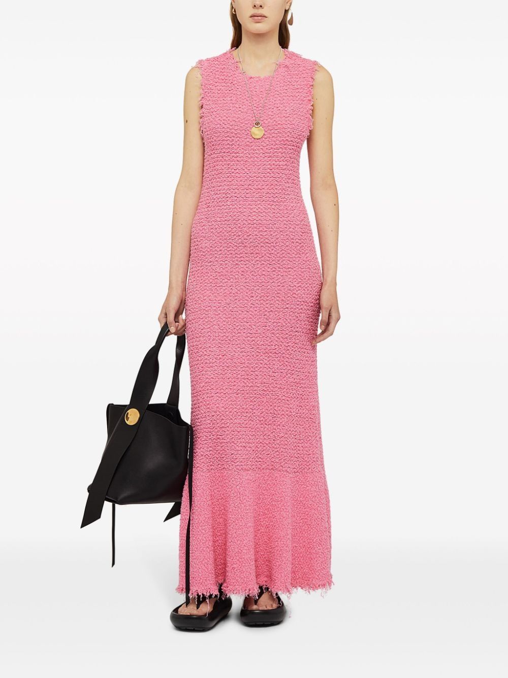 Jil Sander o1w1db10825 Dress in Pink Size XL / US 12-14 / IT 48-50 - 2 Thumbnail