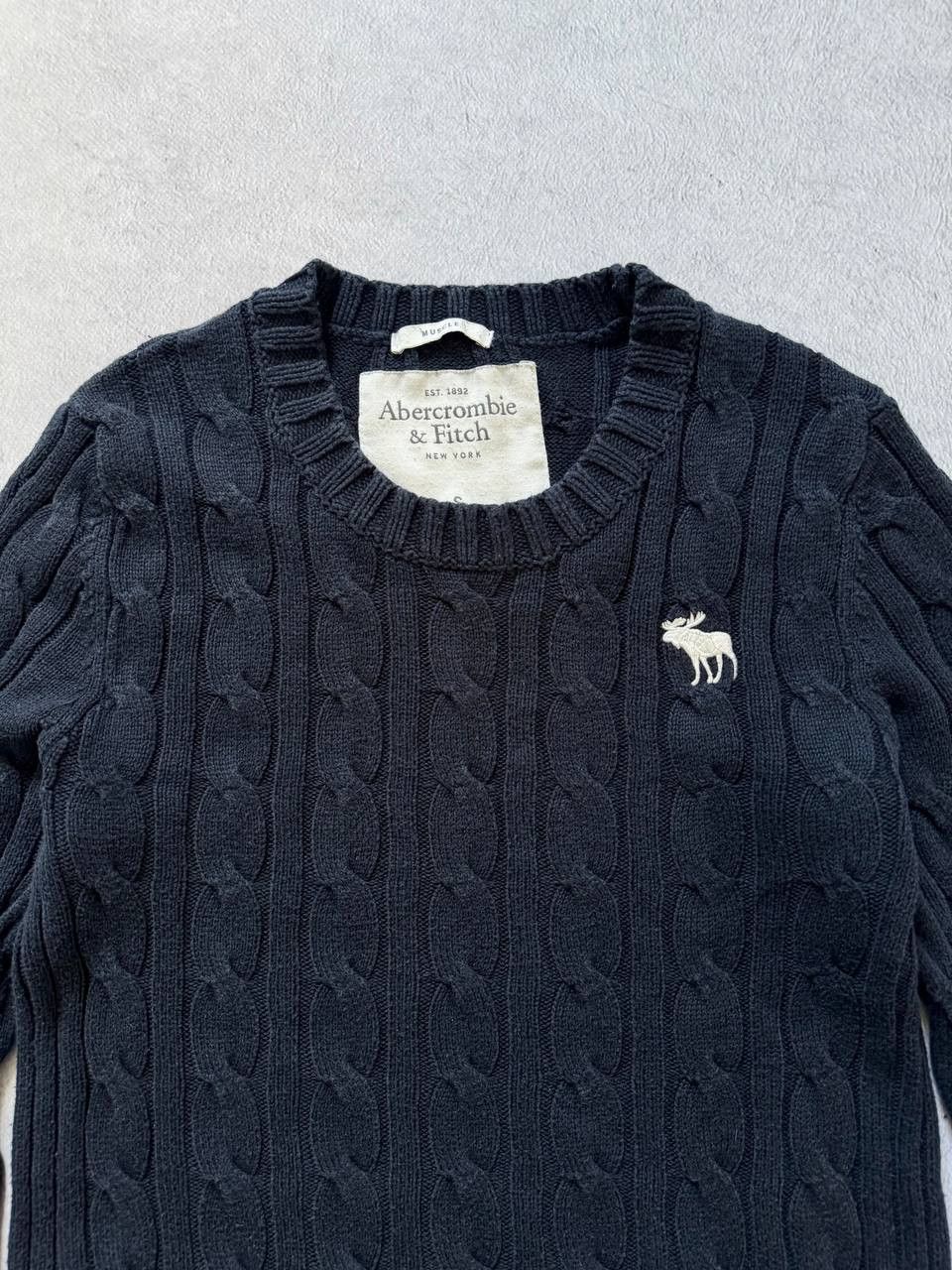 Abercrombie & Fitch Vintage Y2K Abercrombie & Fitch Cabble Knit Cotton Sweater Size US S / EU 44-46 / 1 - 4 Thumbnail