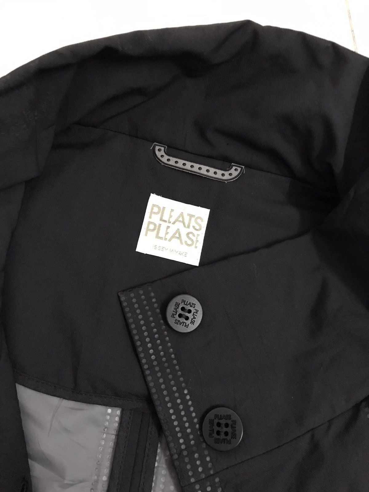 Issey Miyake Issey Miyake Pleats Please Black Long Coat Jacket Size US M / EU 48-50 / 2 - 7 Thumbnail