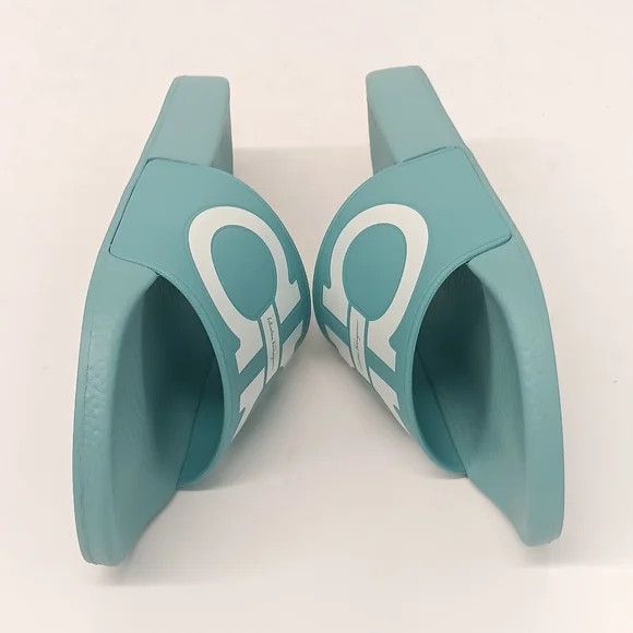 Salvatore Ferragamo Salvatore Ferragamo Groovy Dual Gancini Slides - Size 6 Size US 6 / IT 36 - 6 Thumbnail