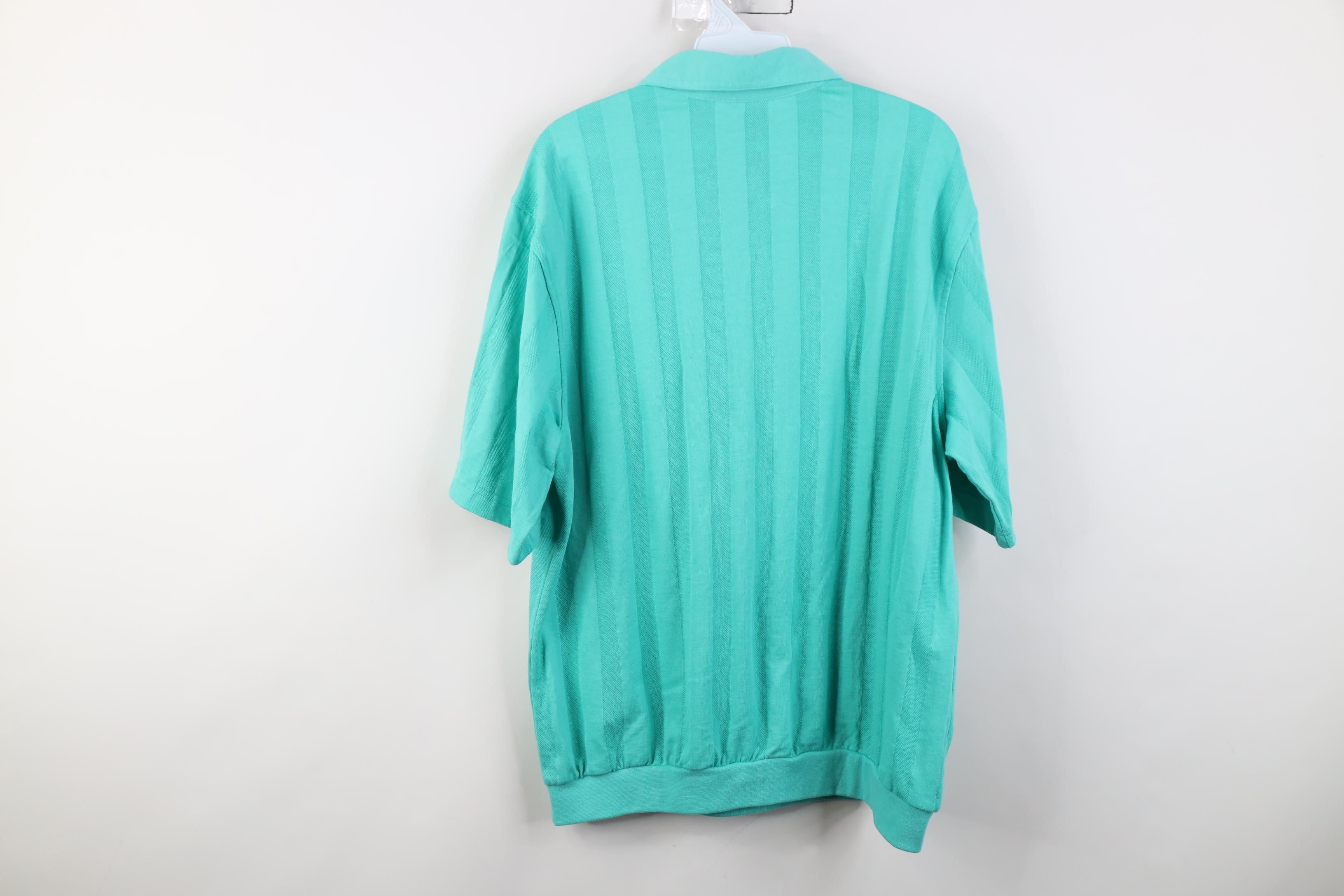Vintage Vintage 90s Streetwear Striped Collared Pullover Polo Shirt Size US L / EU 52-54 / 3 - 9 Thumbnail