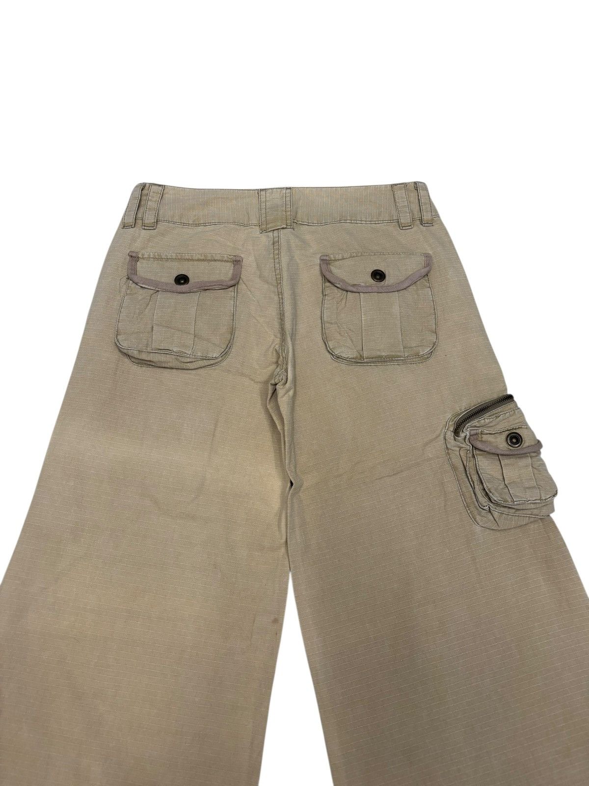 GOA 🔥G.O.A SUPER FLARED PARACHUTE PANTS CARGO LOW RISE Size US 28 / EU 44 - 9 Thumbnail