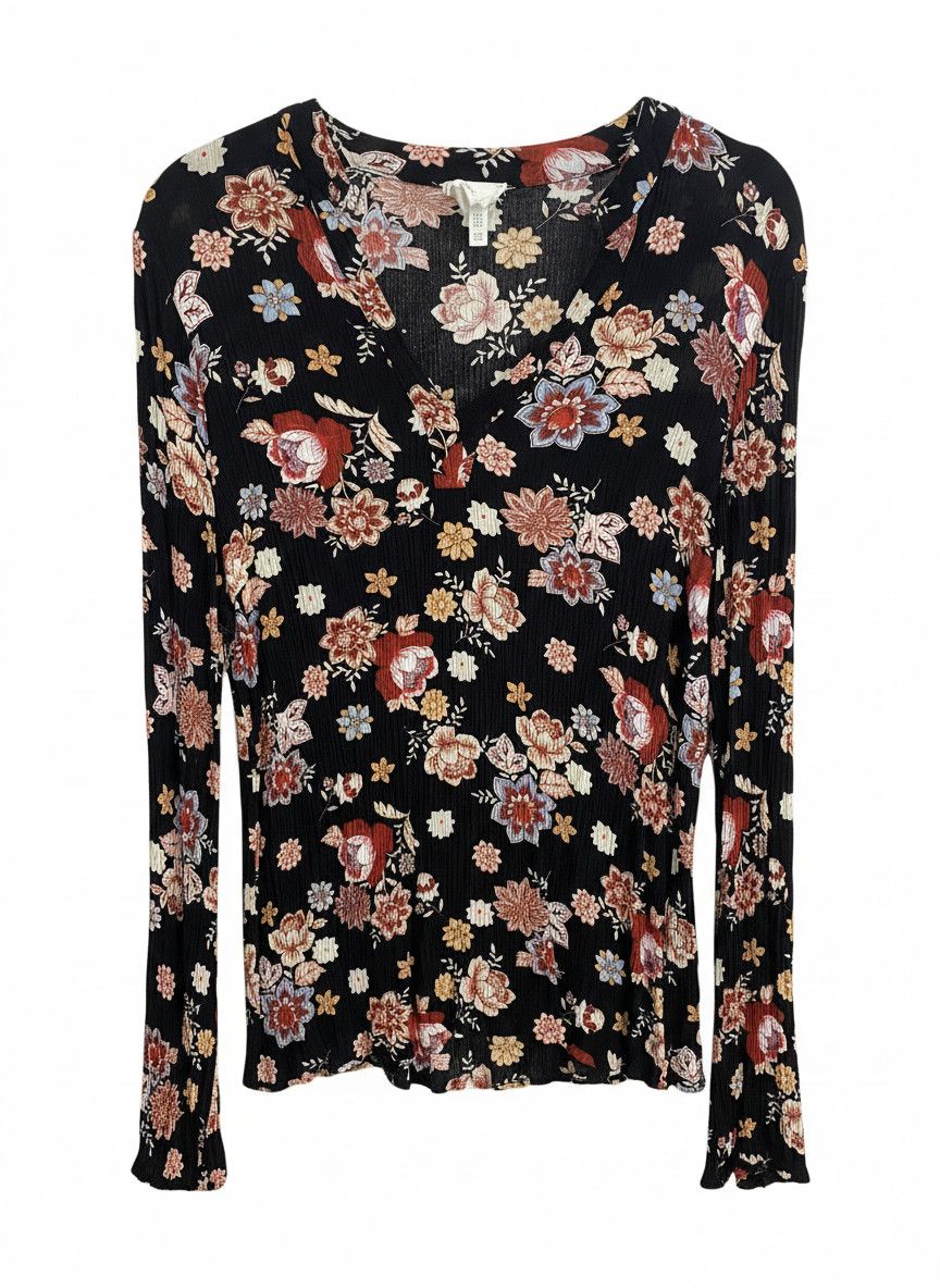 Other Label of Love Women's Long Sleeve Blouse Top Size M / US 6-8 / IT 42-44 - 2 Thumbnail