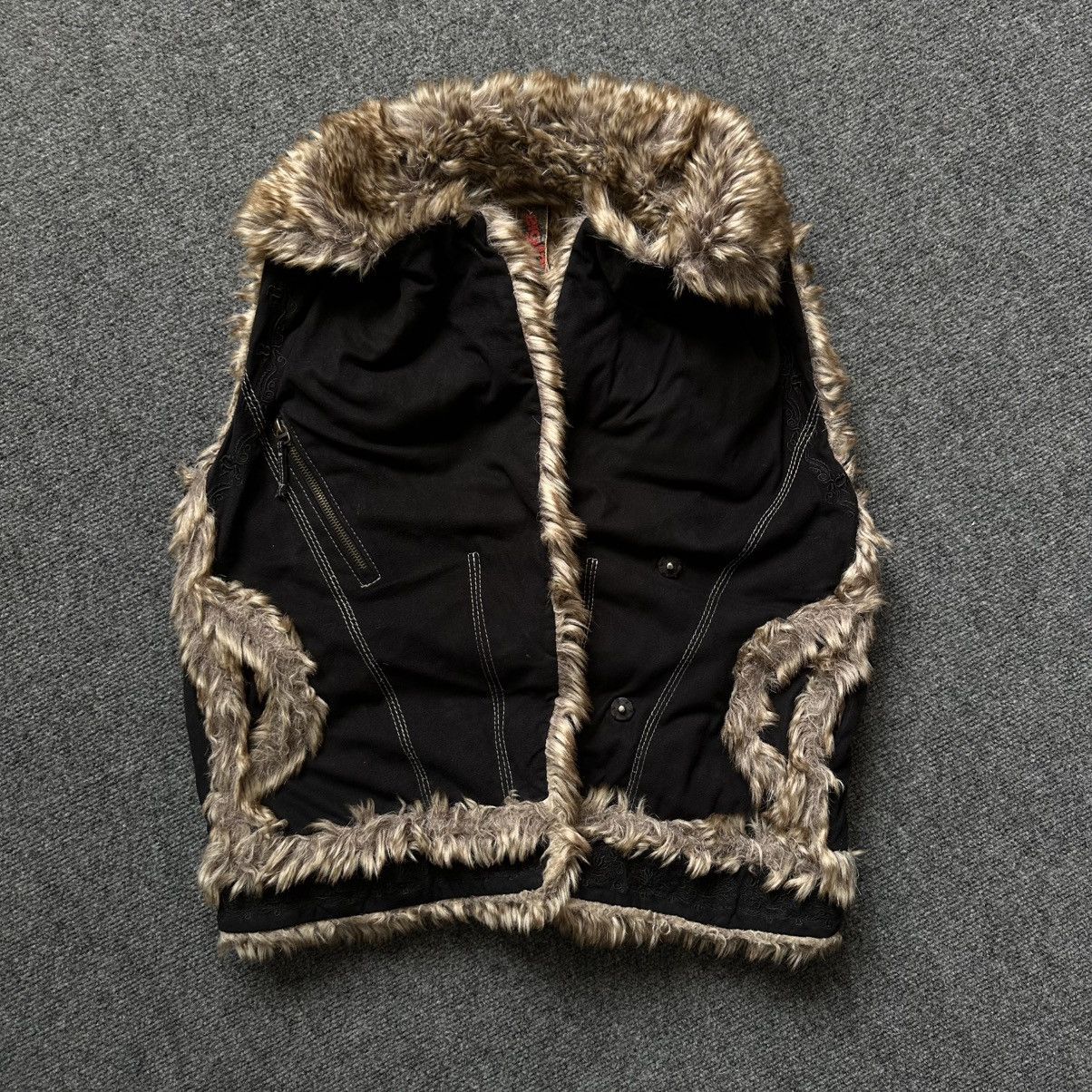 Comme des Garcons VTG Faux Fur Vest Desigual Size 40 Hype Trend Staff Pick 00 Size S / US 4 / IT 40 - 7 Thumbnail