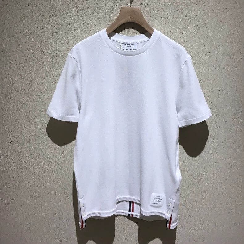 Thom Browne Thom Browne Round neck short sleeve T-shirt Size US M / EU 48-50 / 2 - 4 Thumbnail