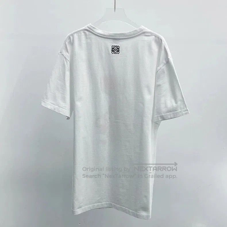 Loewe Loewe White Logo Short Sleeve T. Size US M / EU 48-50 / 2 - 2 Thumbnail