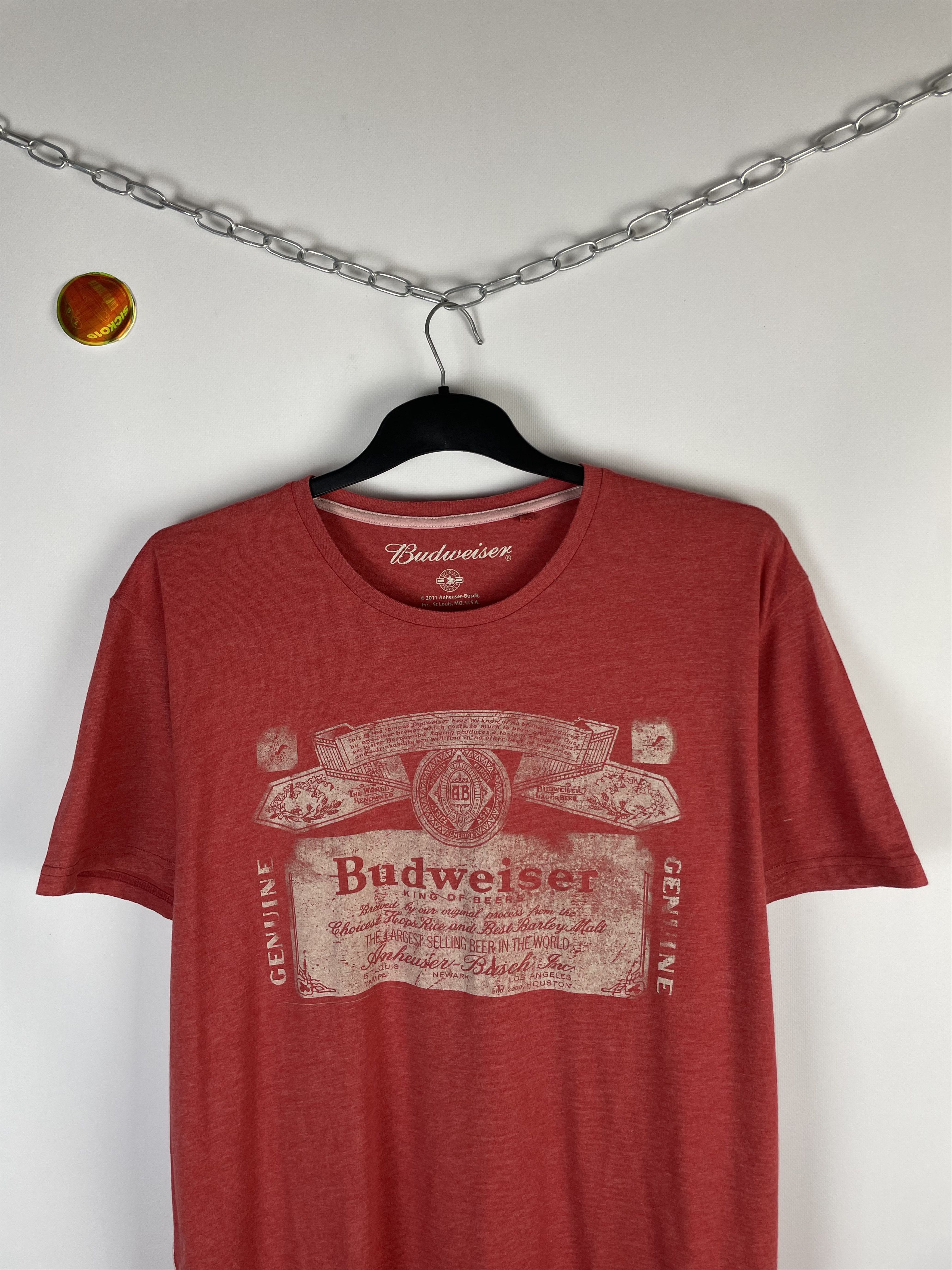 Budweiser Vintage Budweiser Tee Size US XL / EU 56 / 4 - 3 Thumbnail