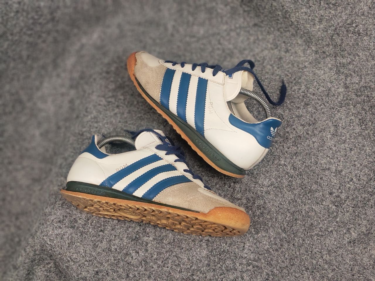 Adidas Rare Vintage 70's Adidas ROM Leather Sneakers Yugoslavia Size US 6 / EU 39 - 3 Thumbnail